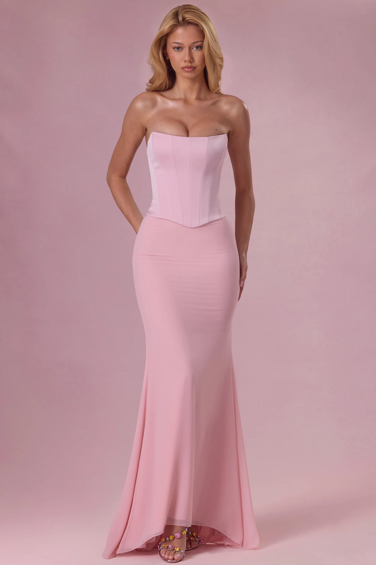 Virelia Corset Maxi Dress