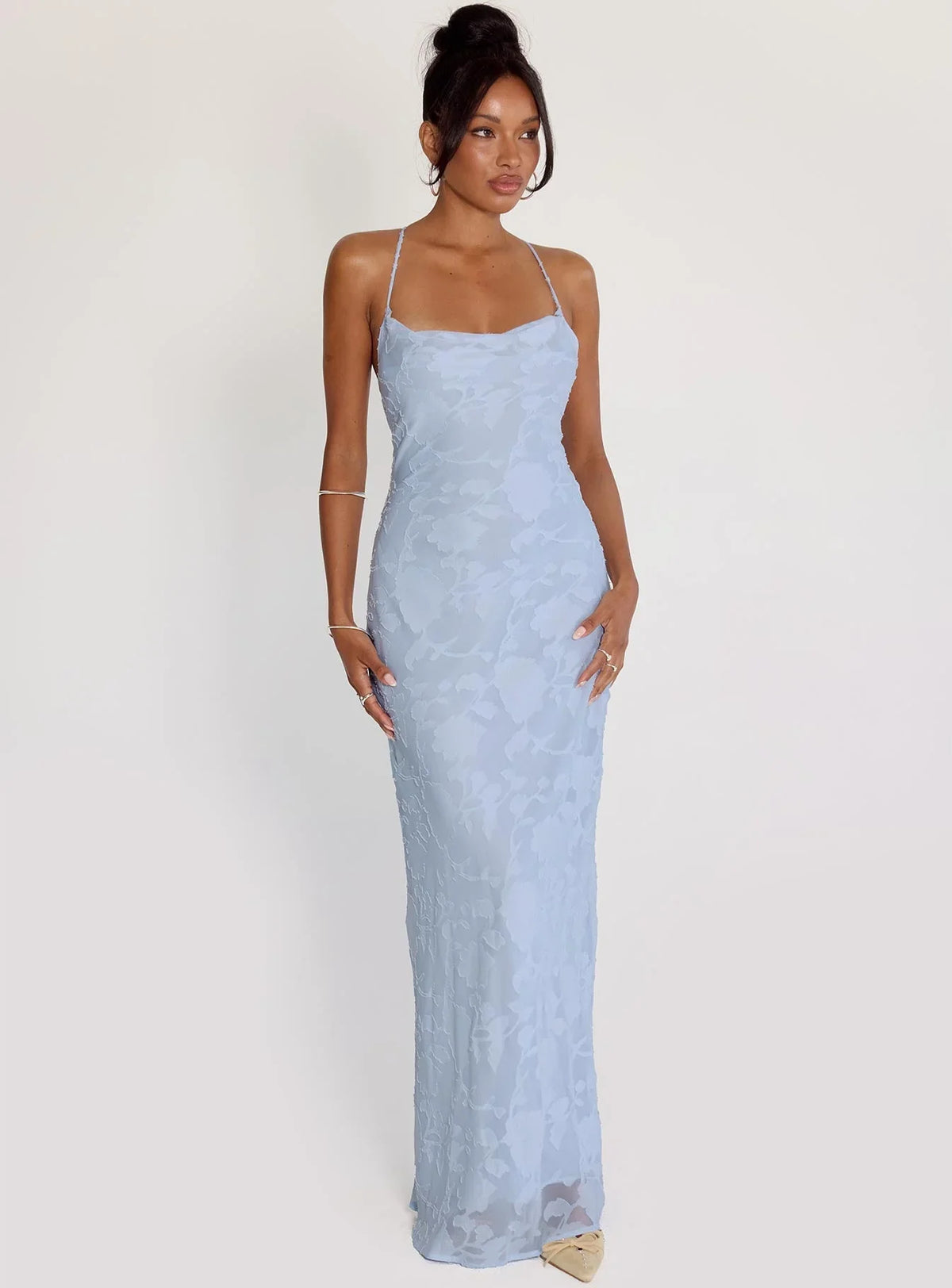 Celine Burnout Maxi Dress