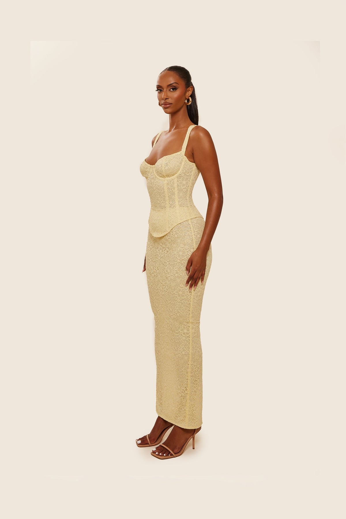 Mirelle Lace Maxi Set