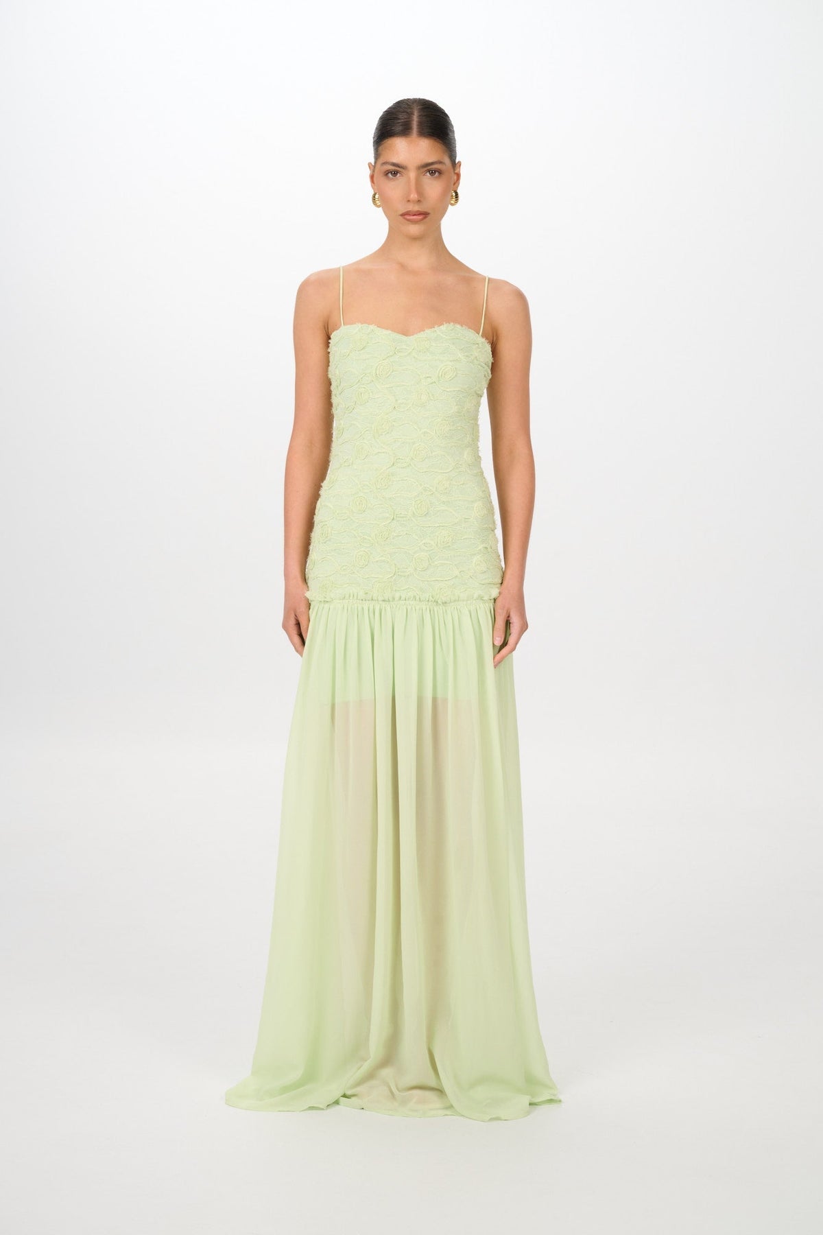 Renata Rosette Maxi Dress