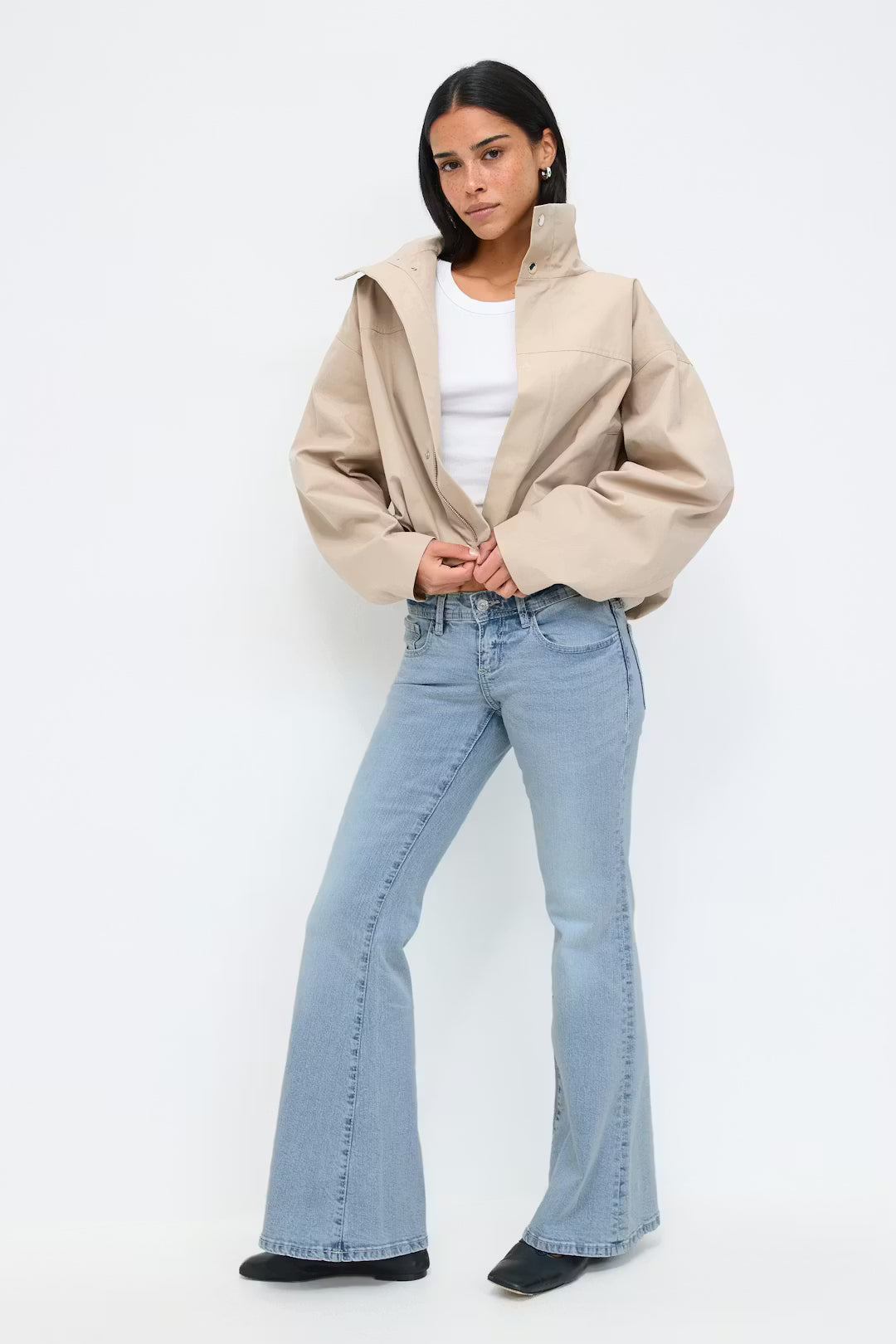 Liora Low Rise Flare Denim