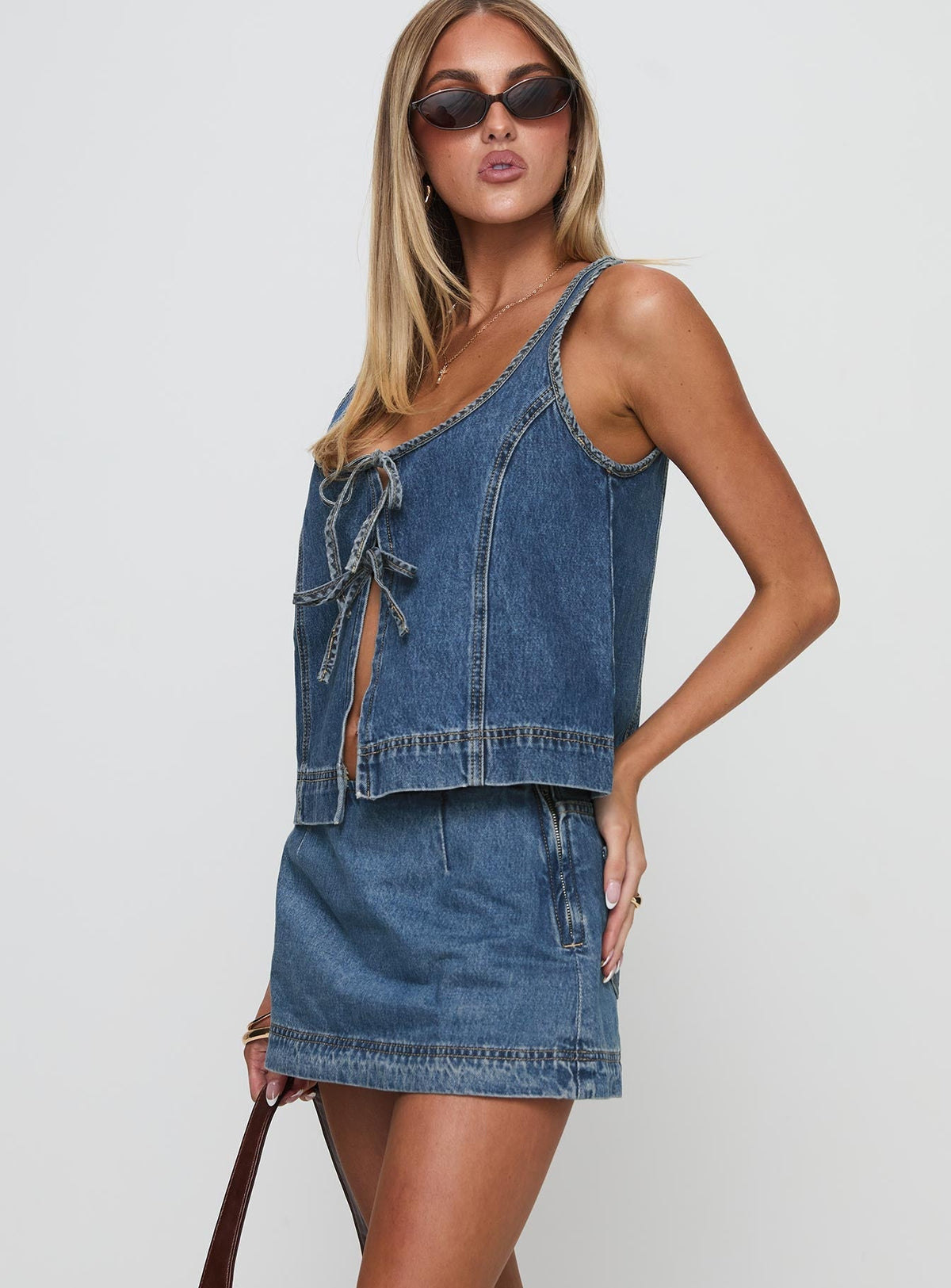 Elisa Denim Skort