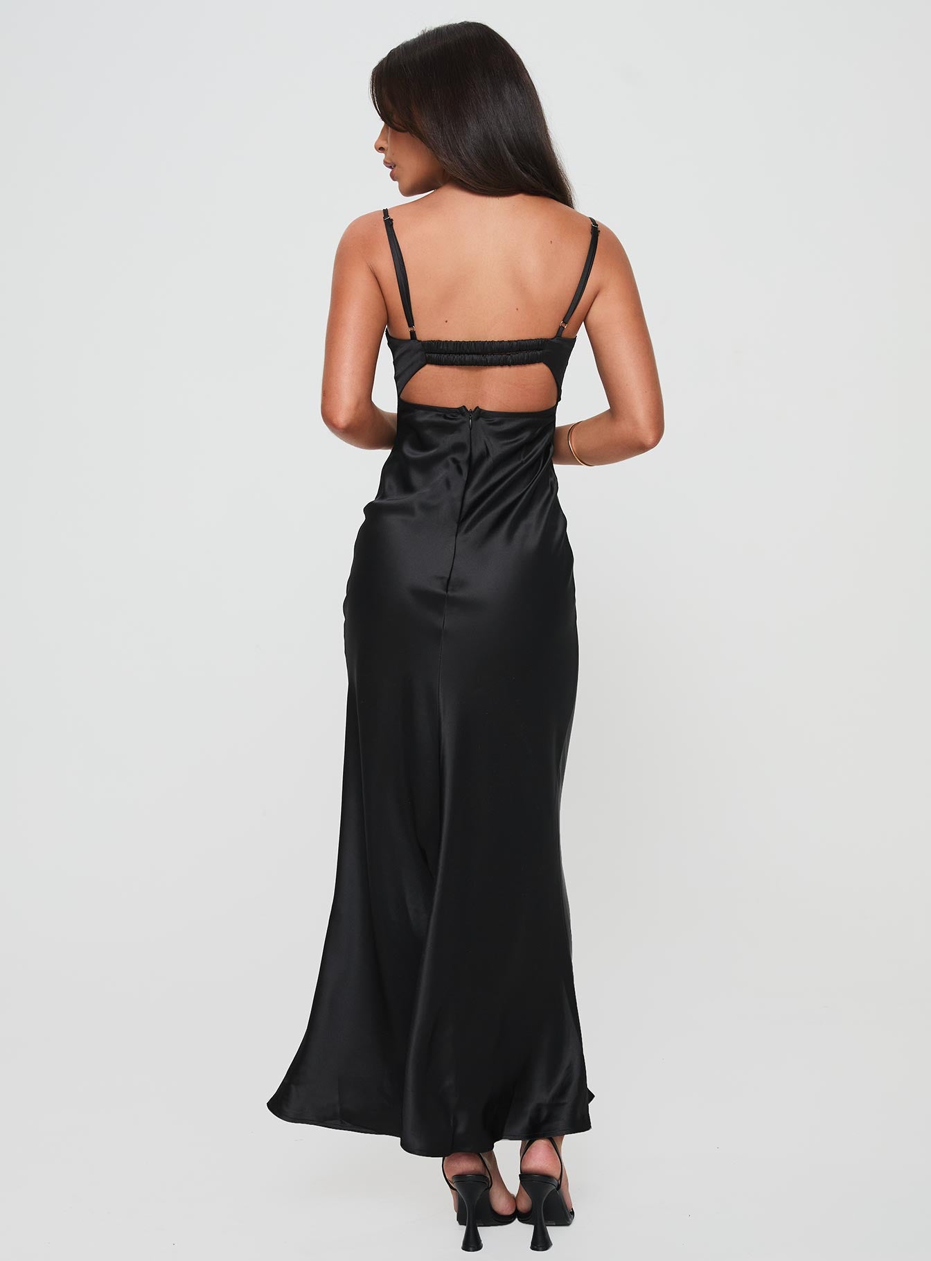 Fiora Satin Maxi Dress