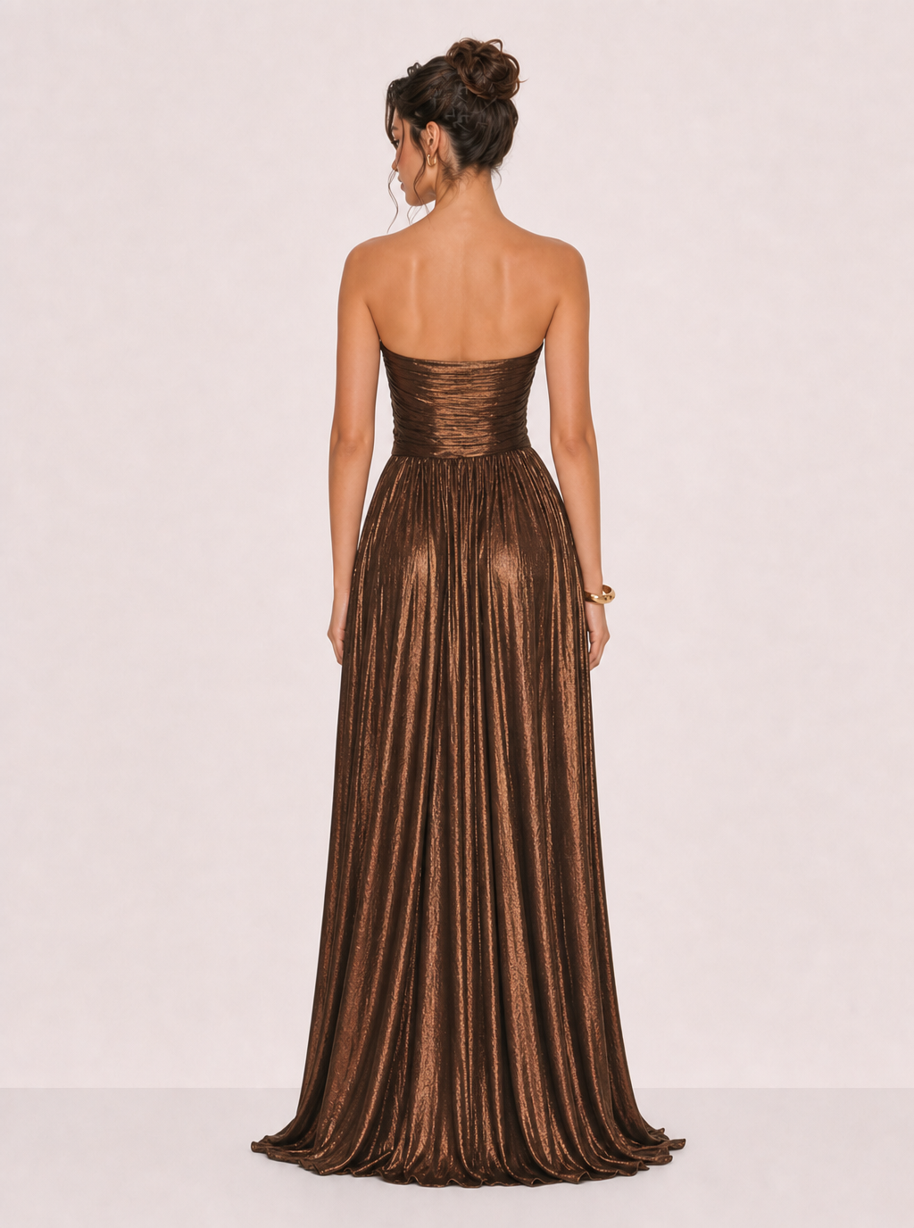 Dahlia Metallic Maxi Dress