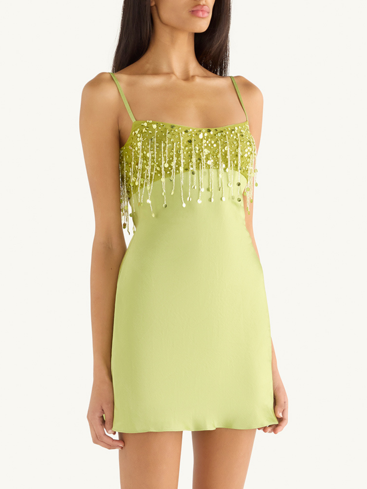 Yasmin Beaded Mini Dress