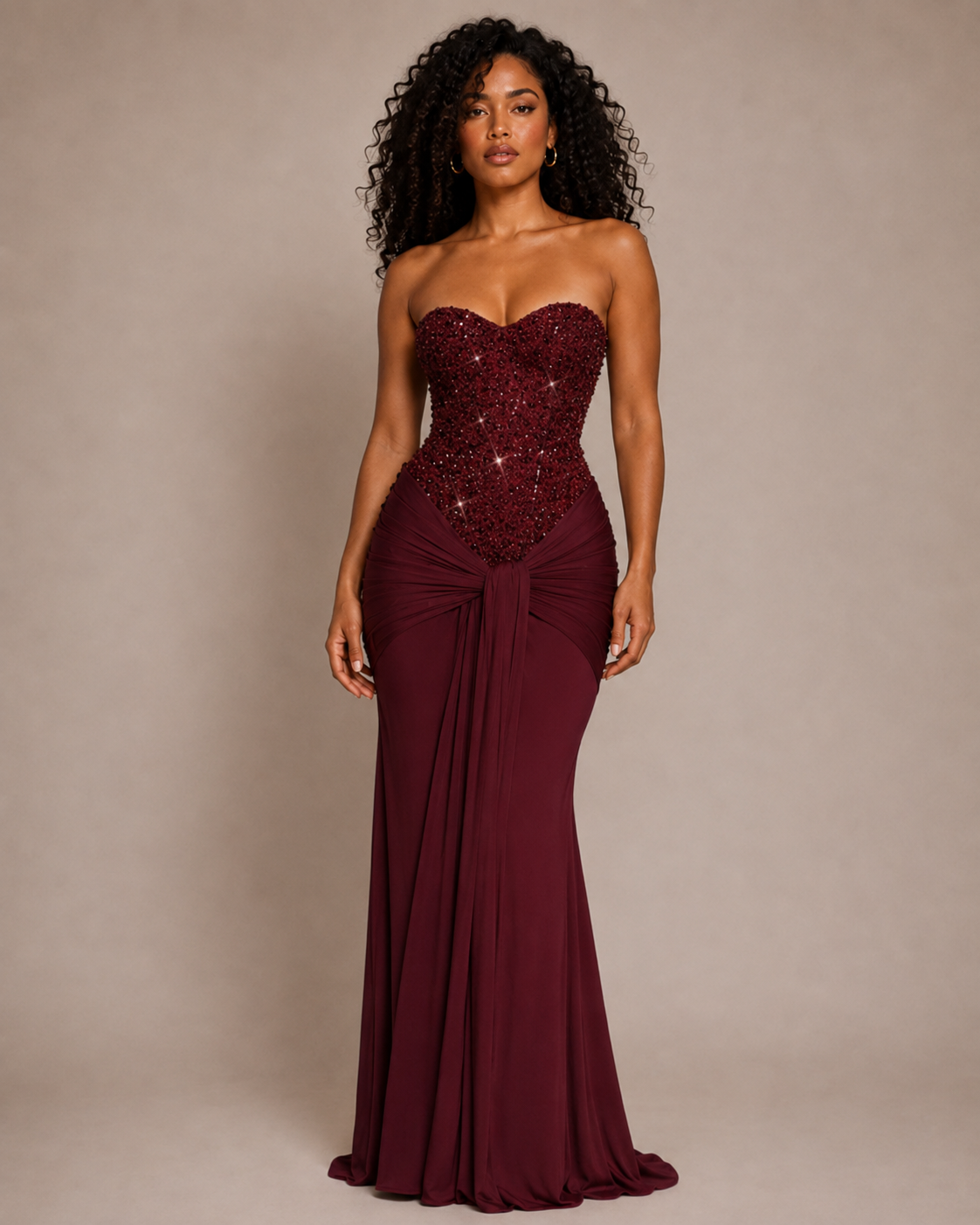 Adeline Corset Maxi Dress