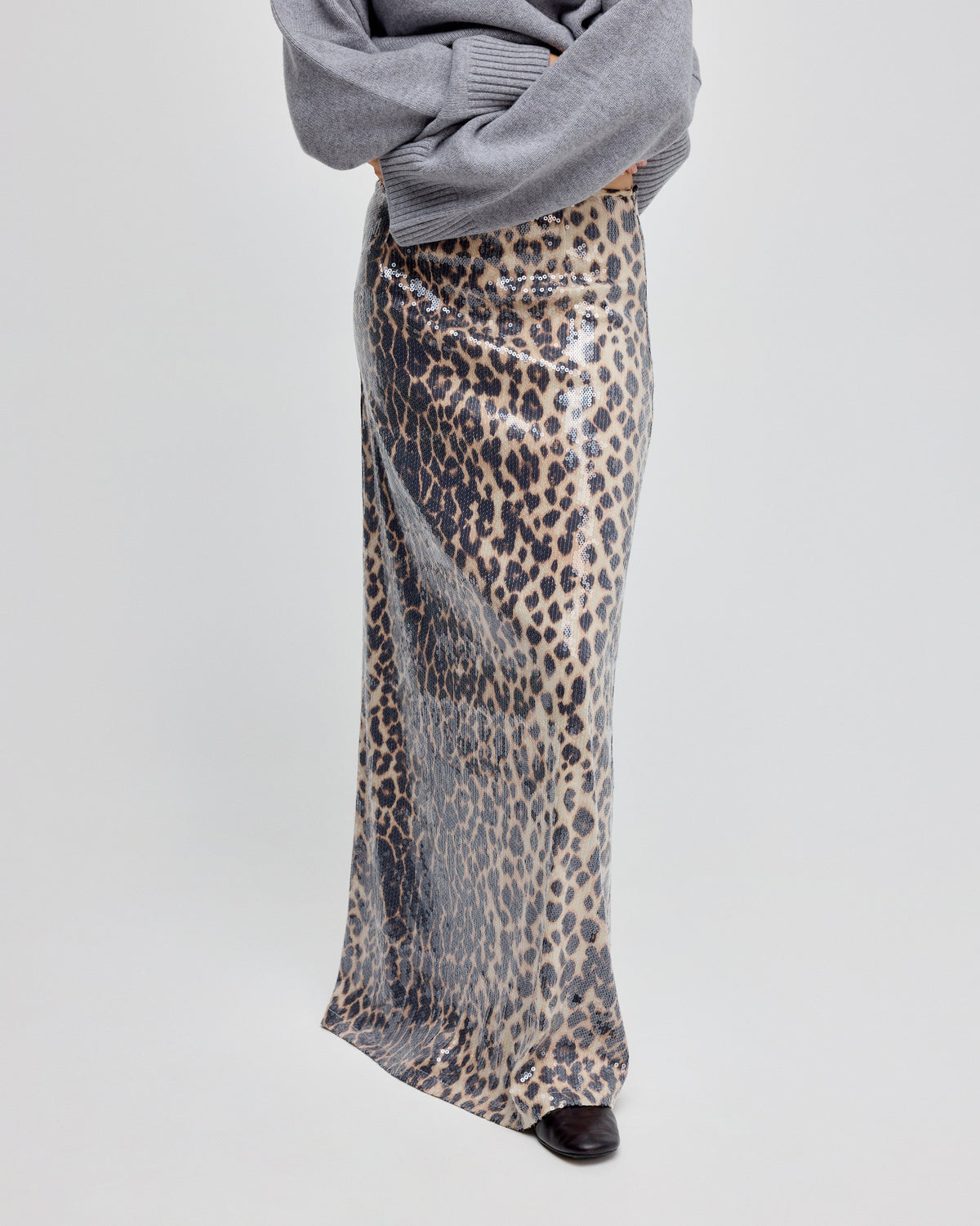 Alessa Sequin Maxi Skirt