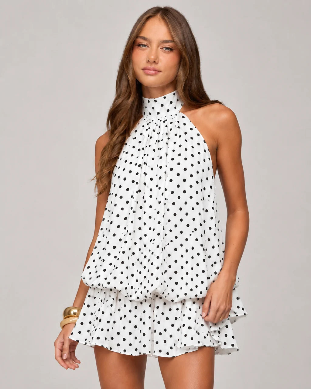 Alveria Chiffon Mini Dress