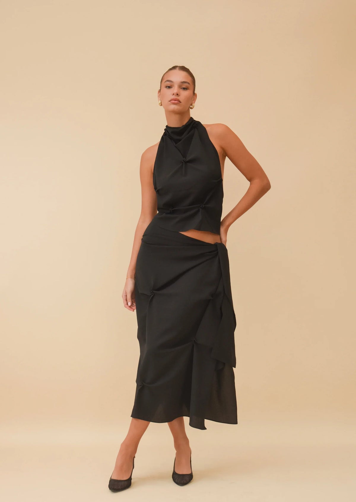 Marbella Wrap Maxi Skirt