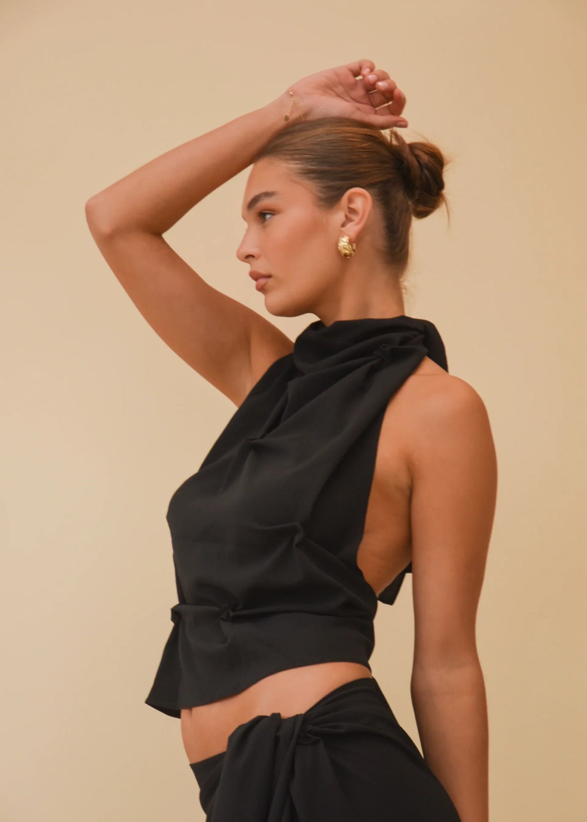 Marbella Halter Draped Top