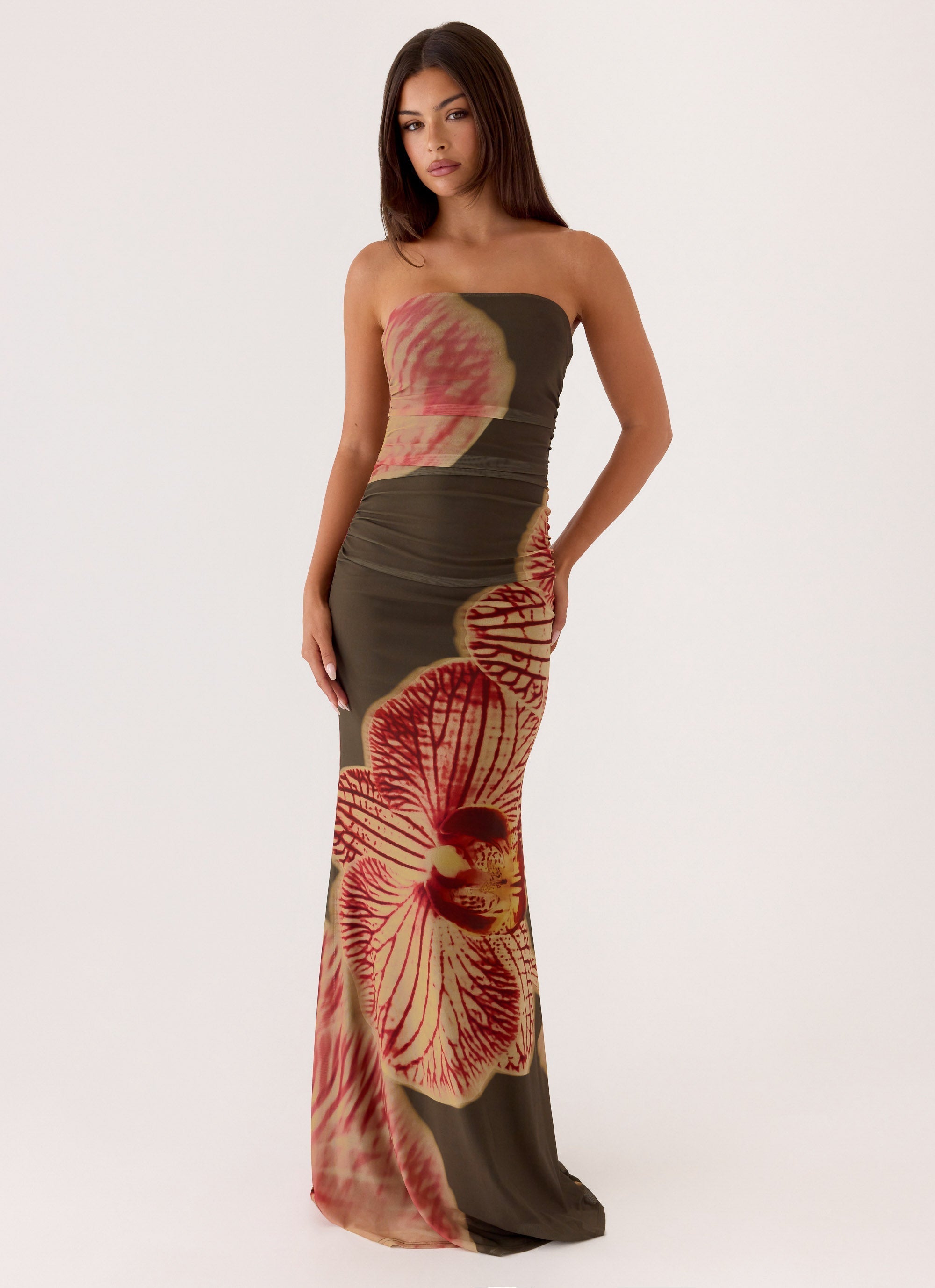 Averelle Strapless Maxi Dress