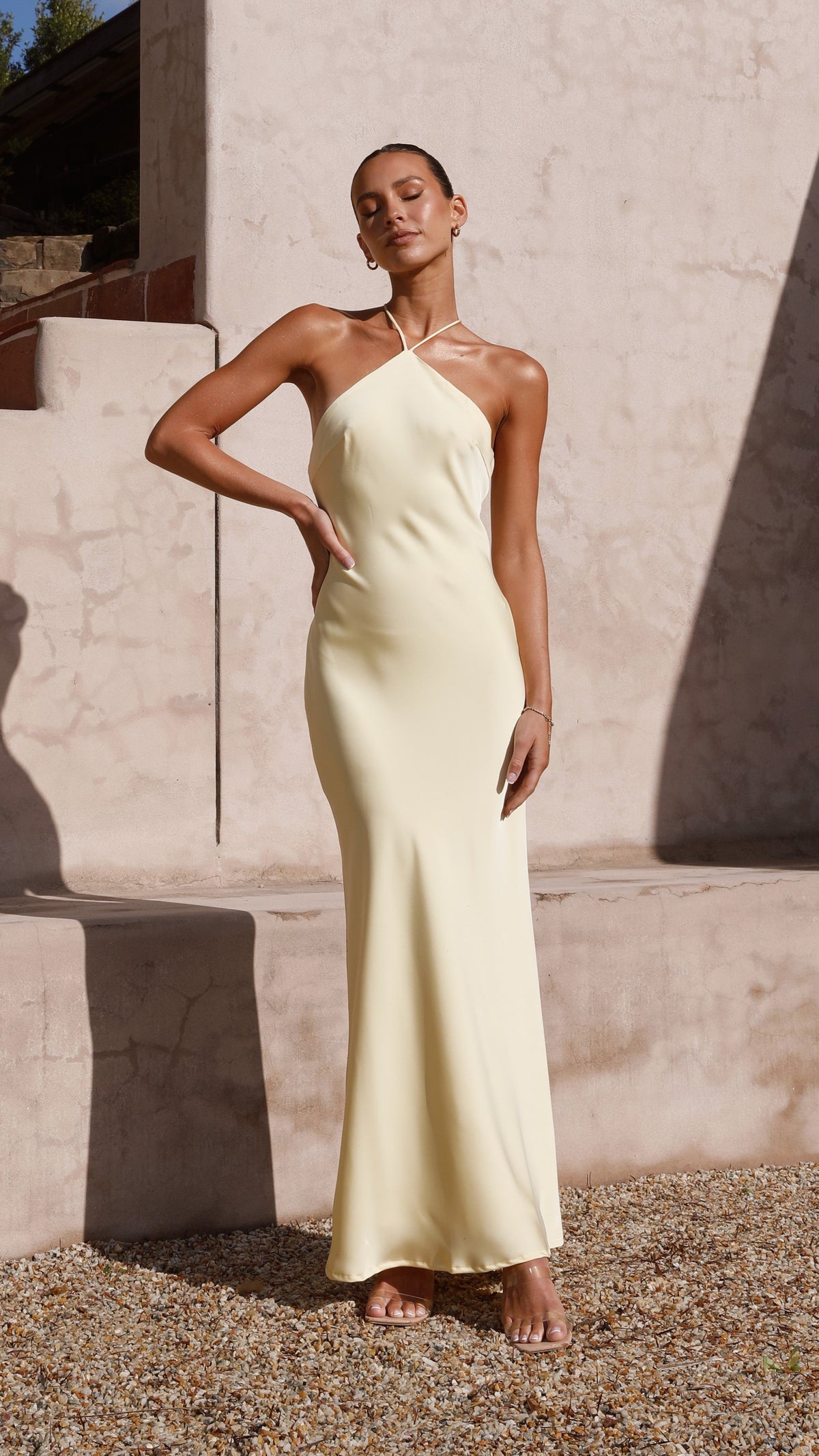 Chiara Halter Maxi Dress