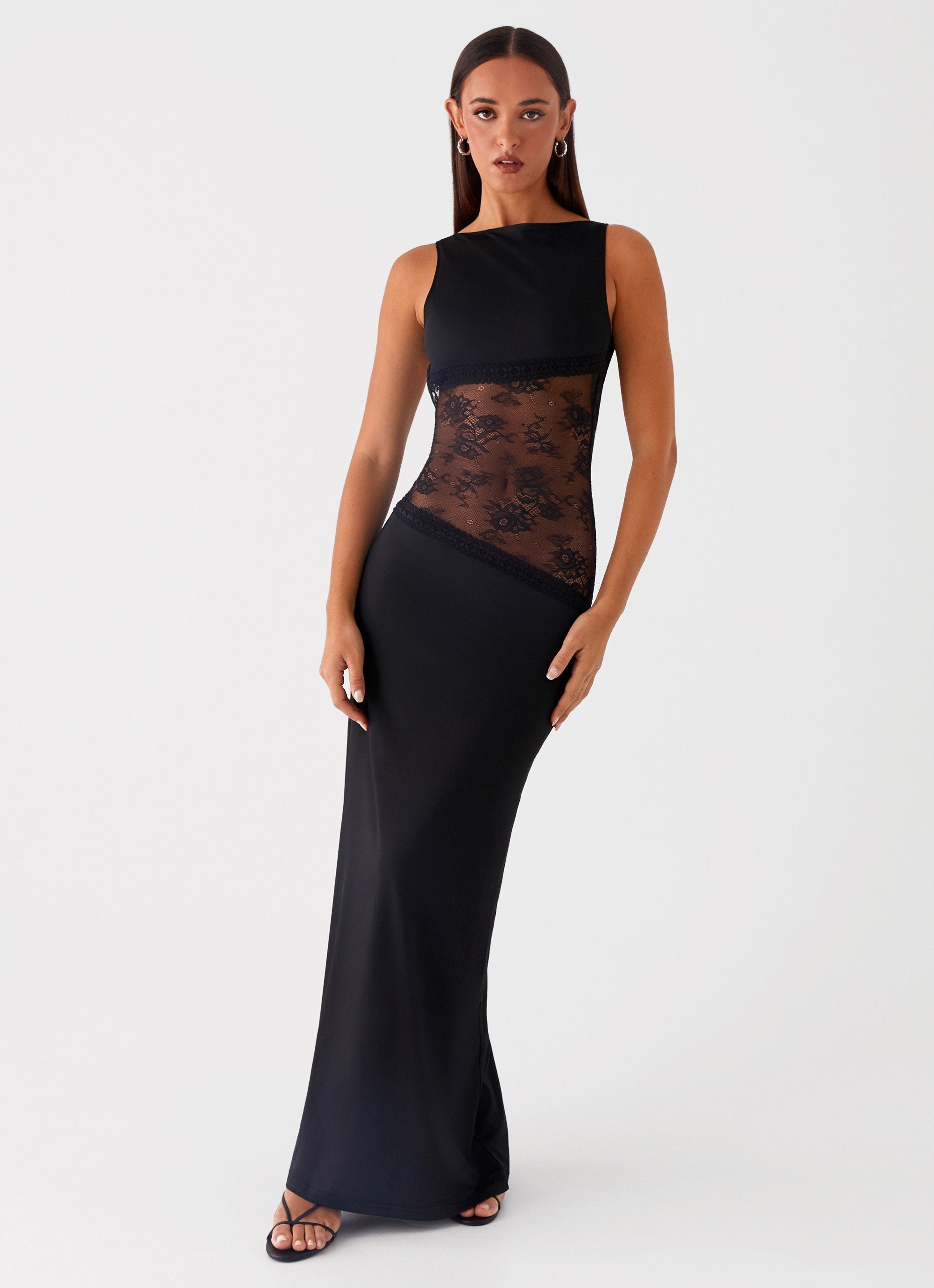 Lucinda Lace Waist Maxi Dress