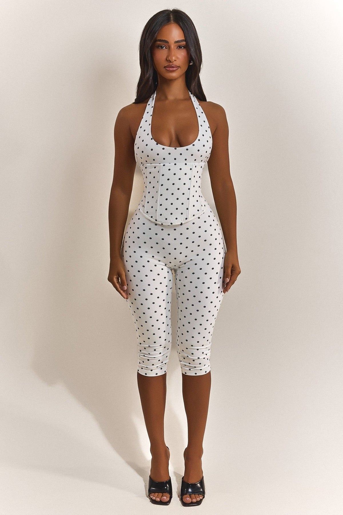Virelle Corset Capri Jumpsuit