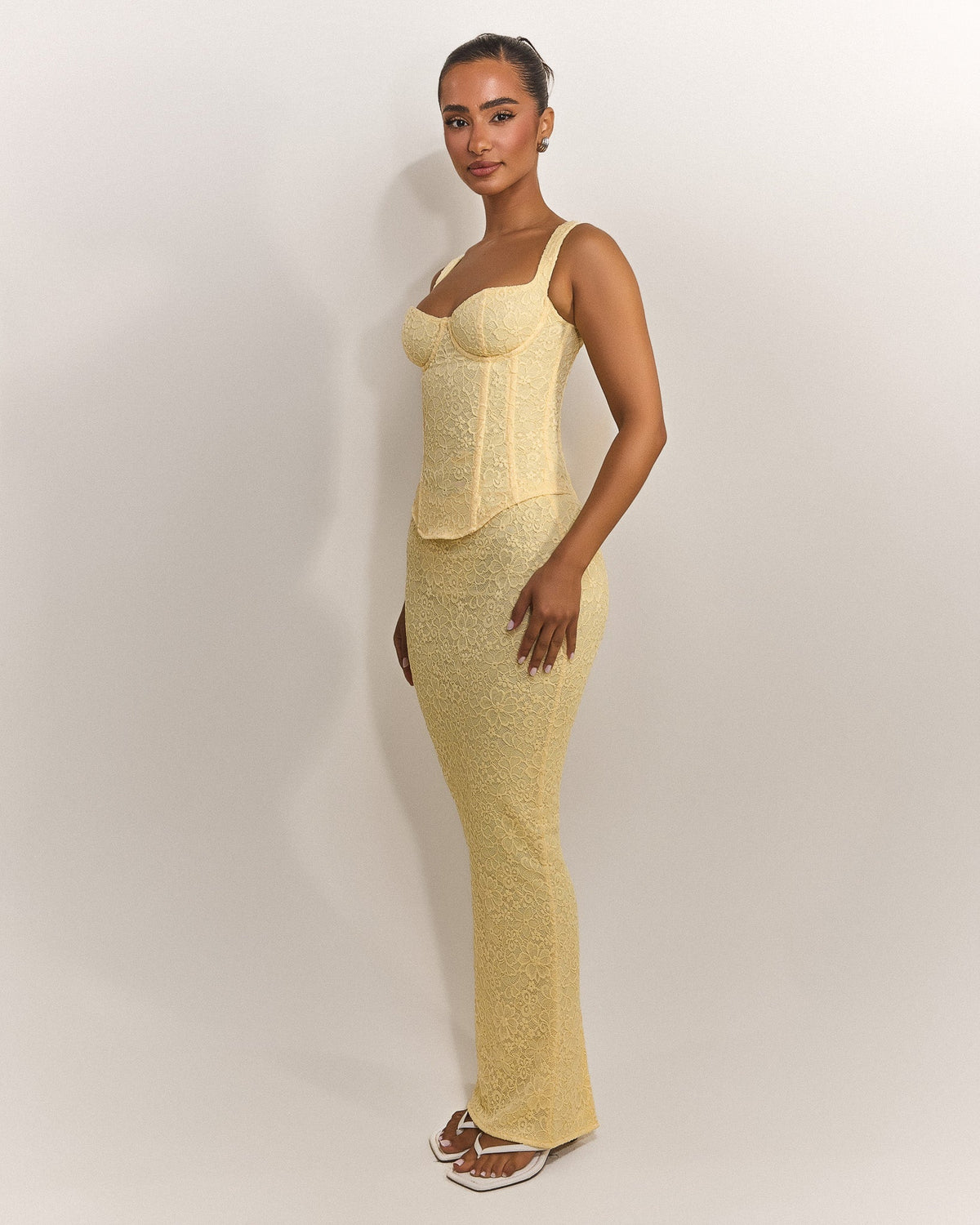 Mirelle Lace Maxi Set