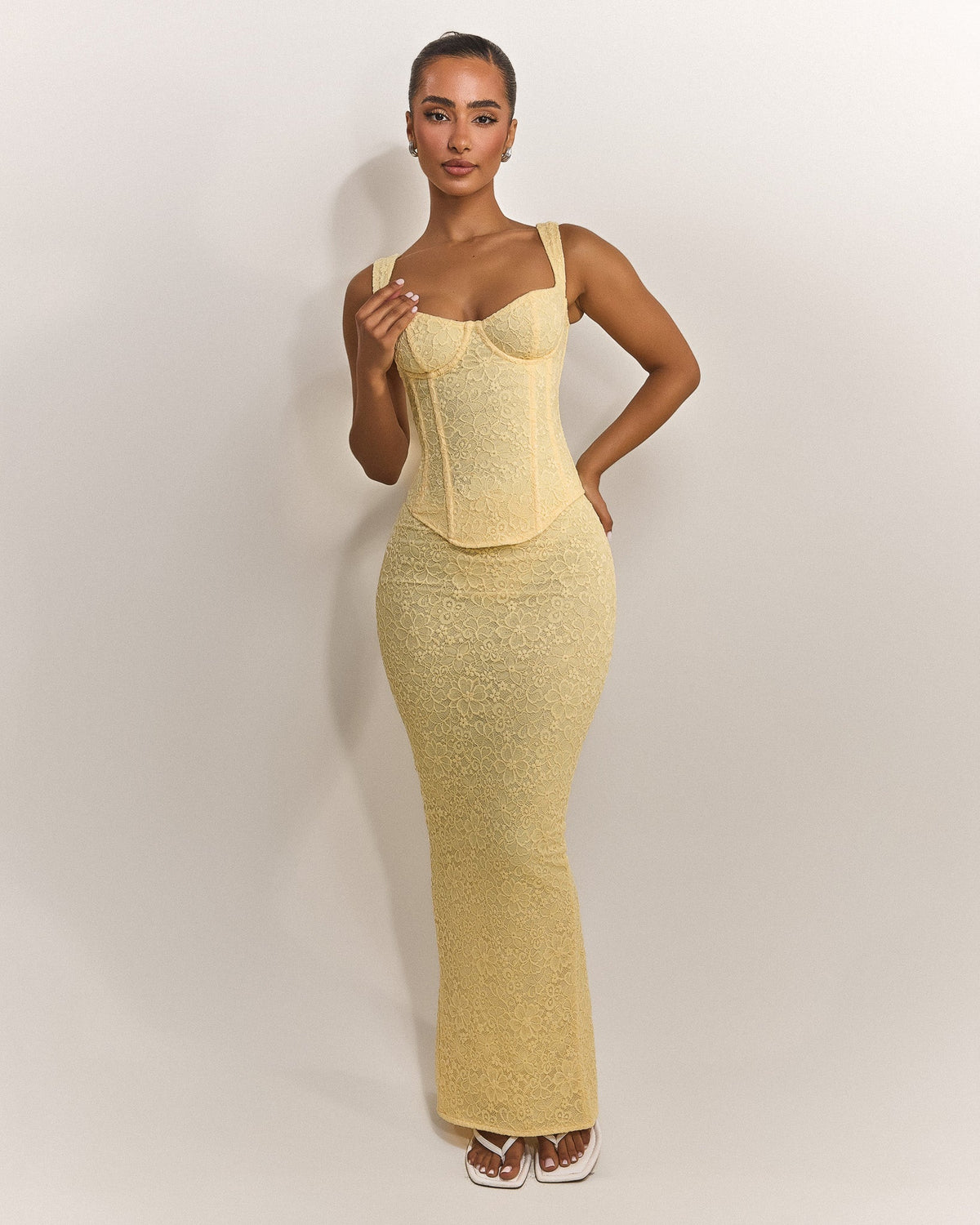 Mirelle Lace Maxi Set