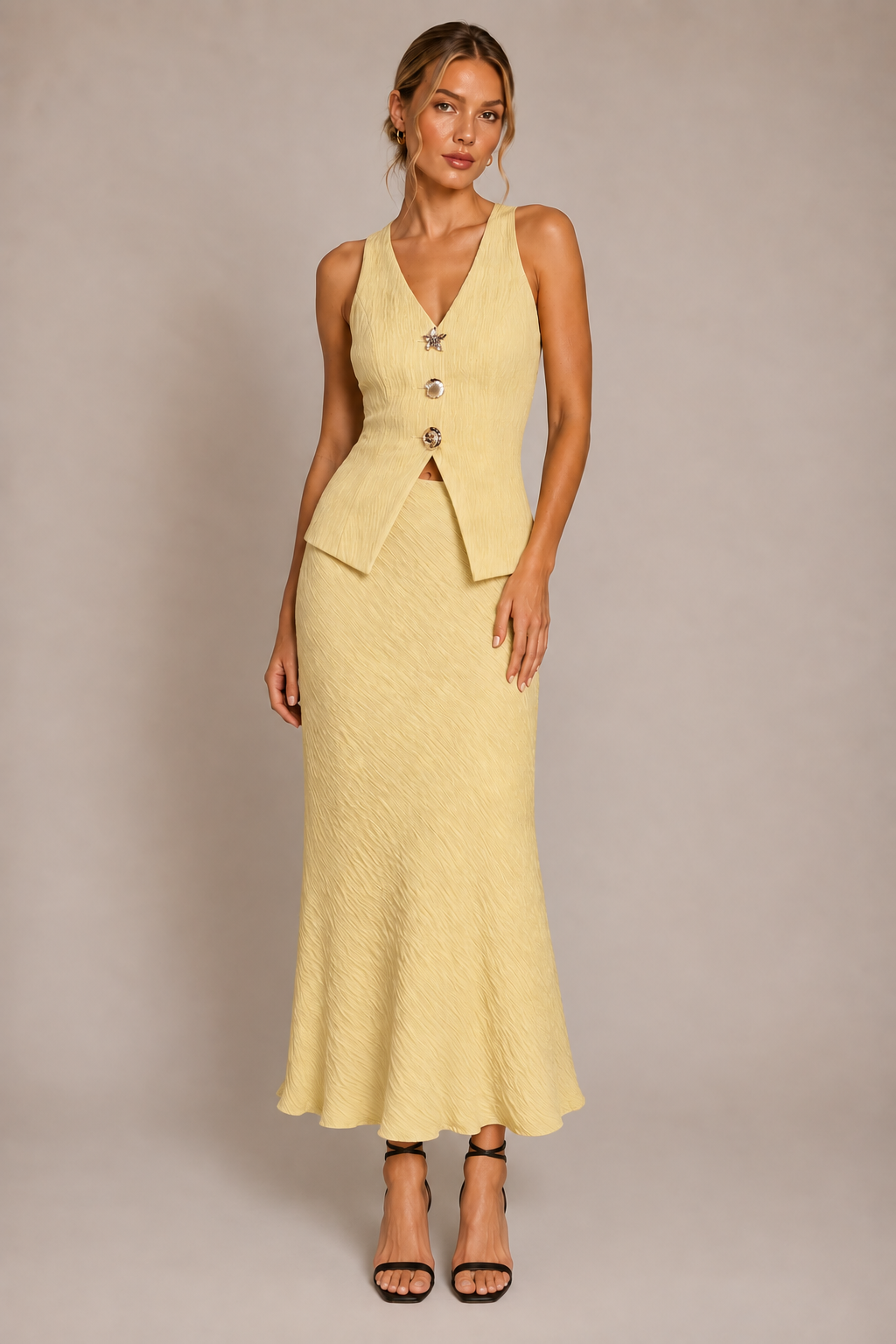 Cartia Textured Midi Set
