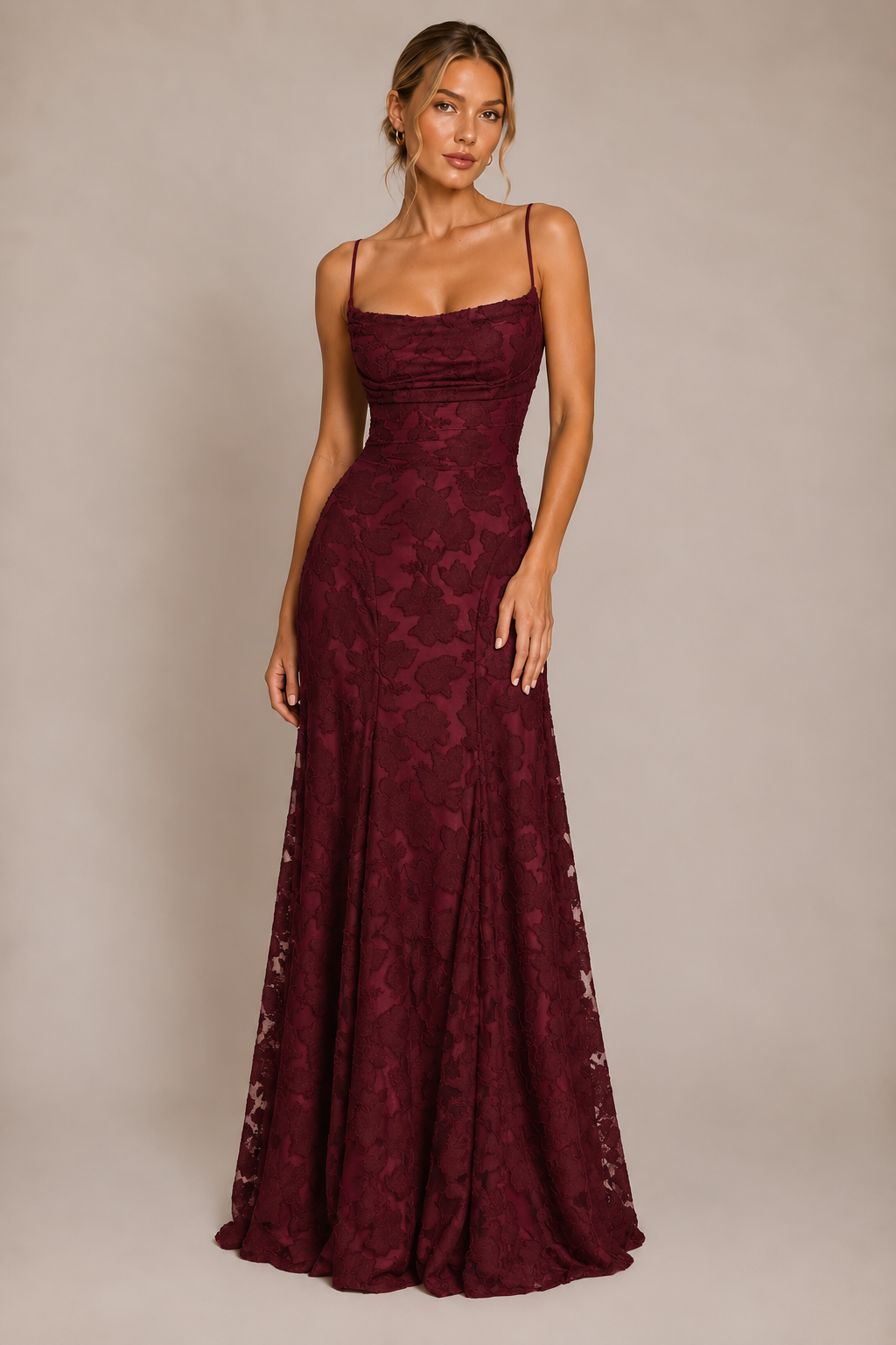 Camille Burnout Maxi Dress