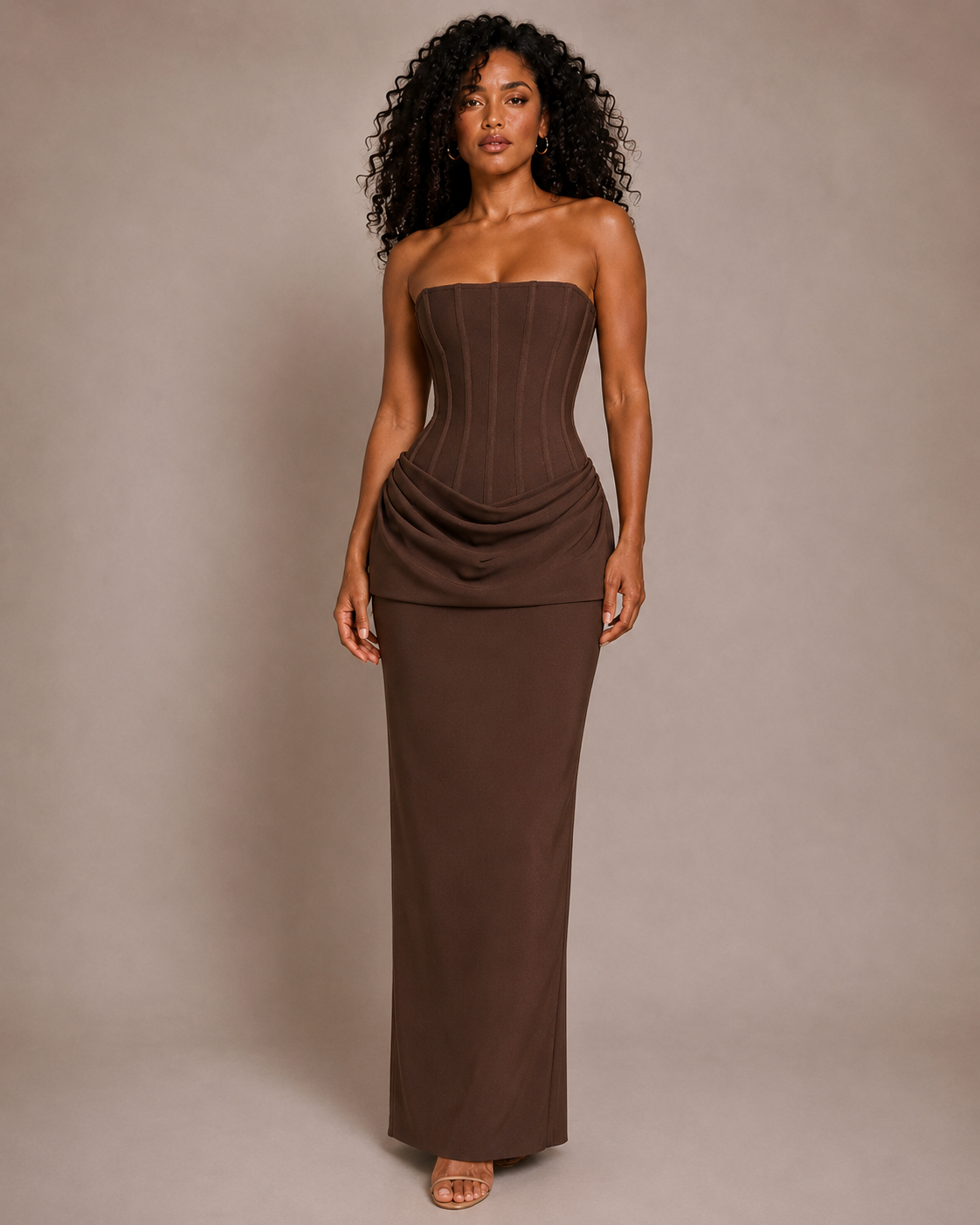 Hildé Strapless Maxi Dress