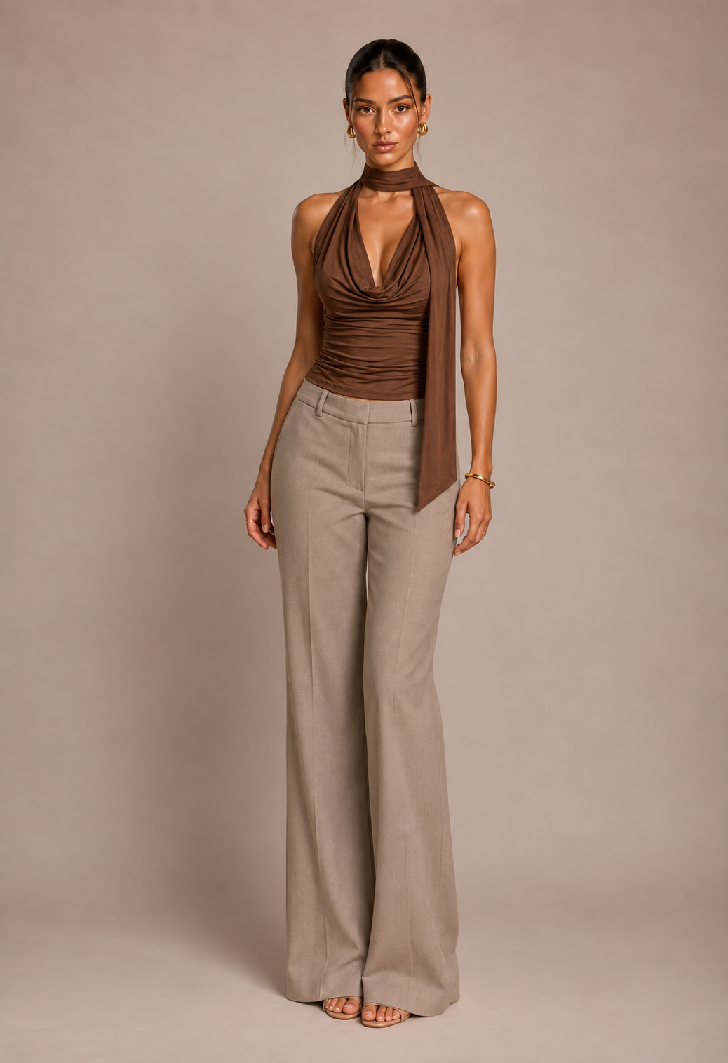 Cevina Scarf Top