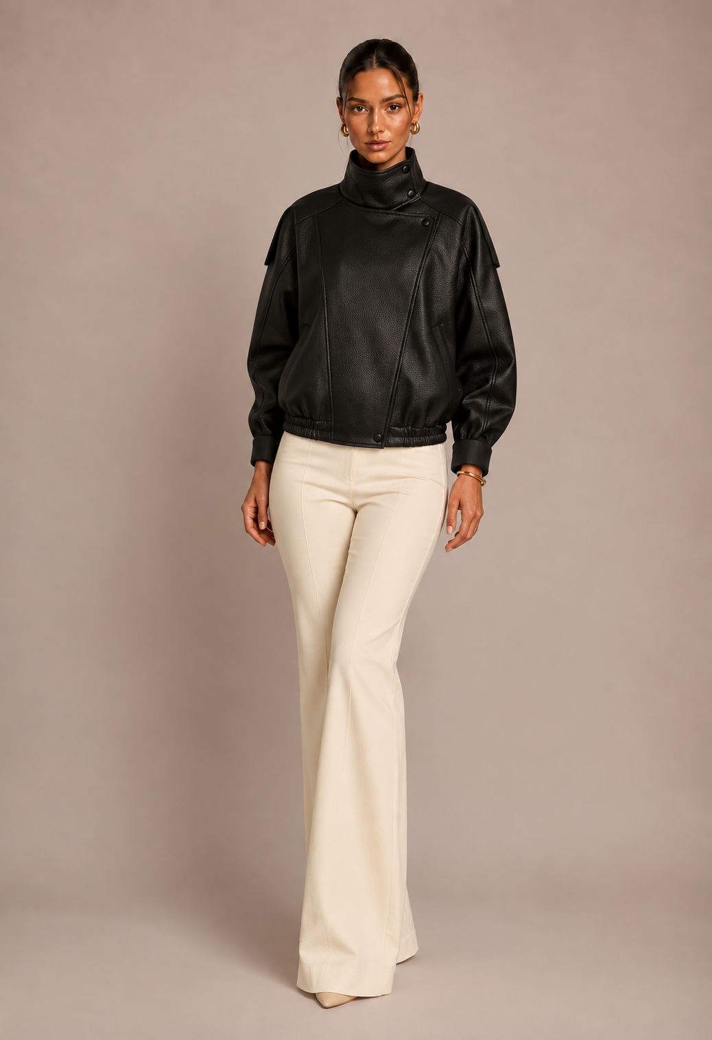 Laurent Leather-Look Jacket