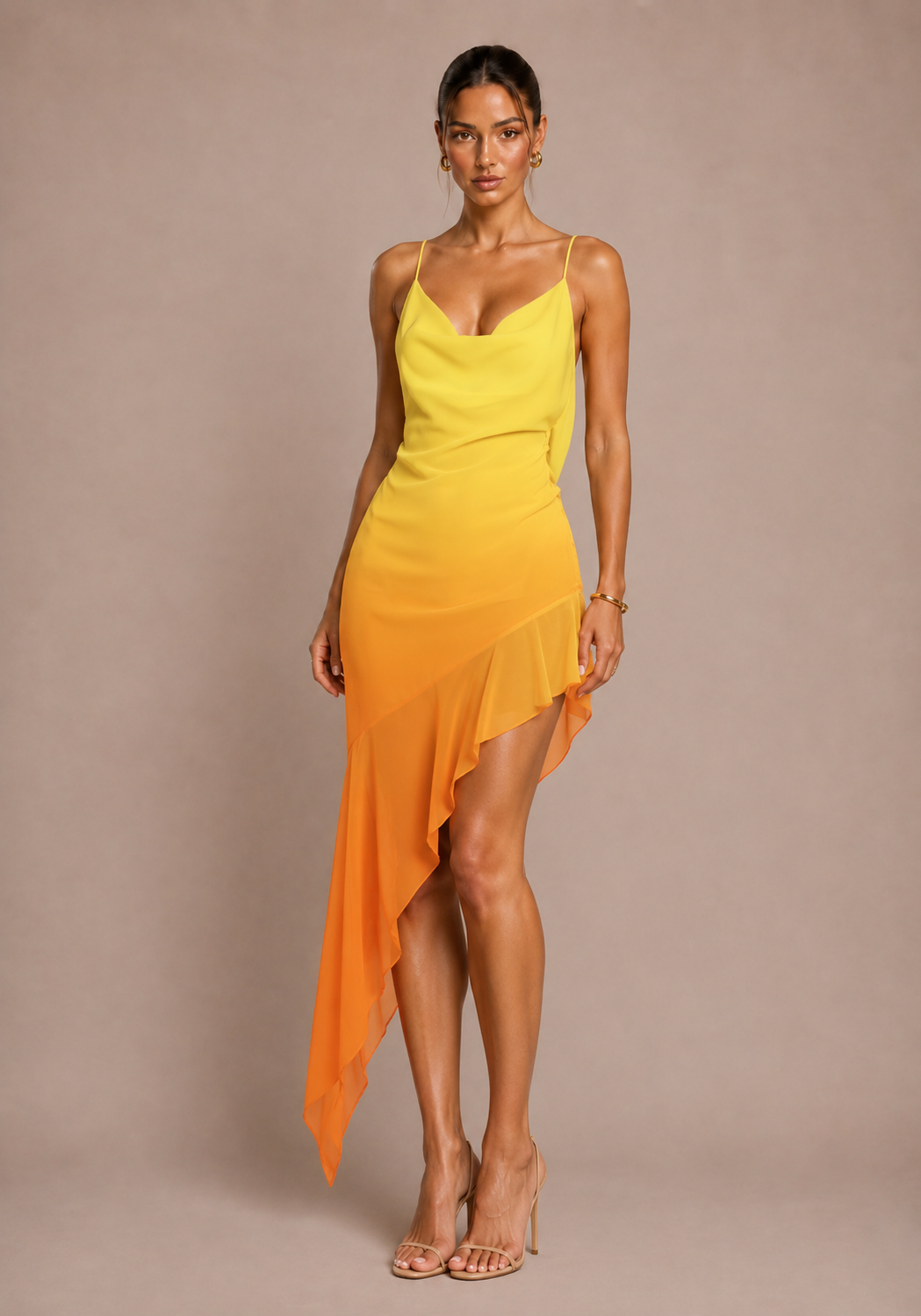 Emilia Halter Midi Dress
