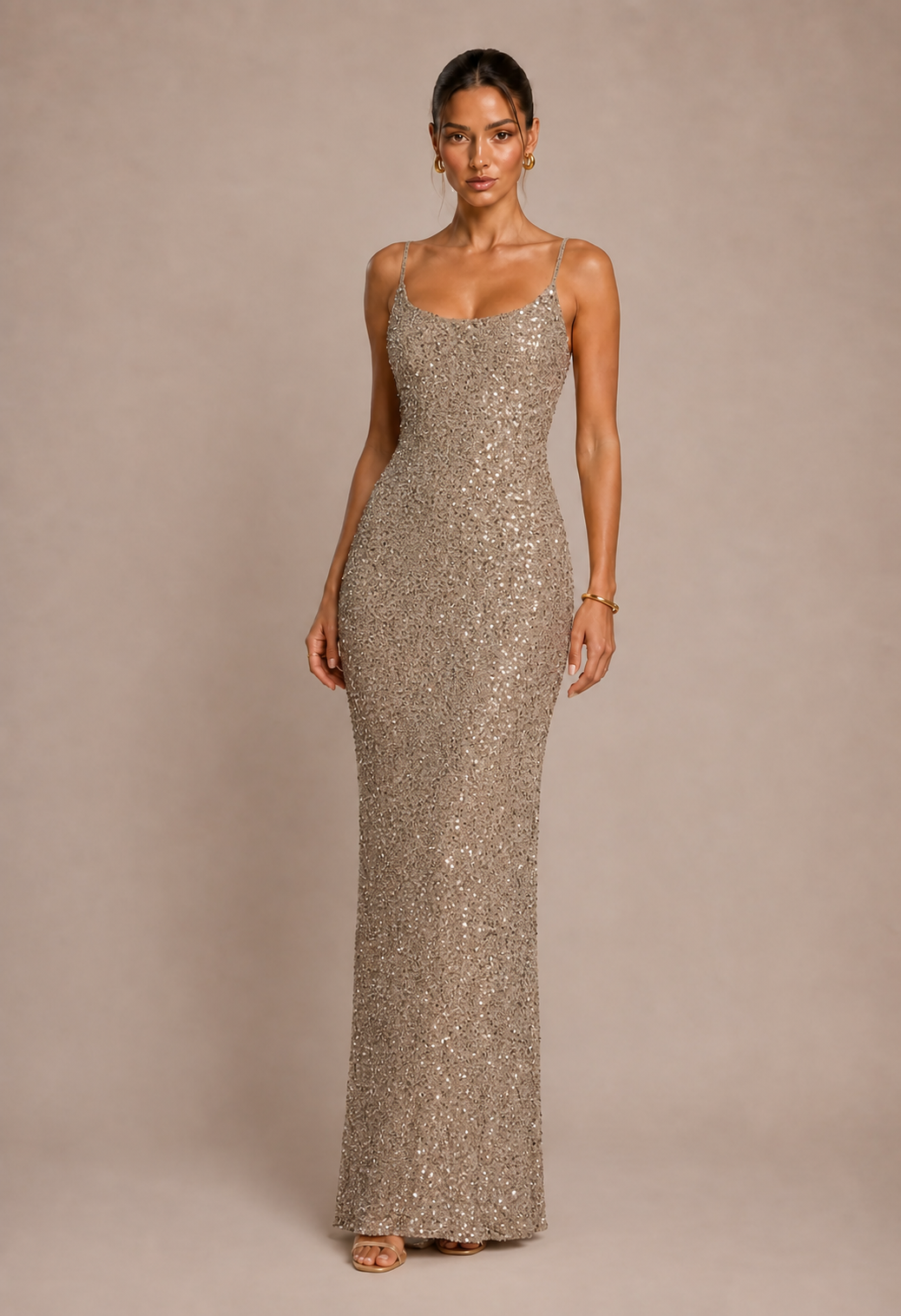 Marielle Sequin Maxi Dress