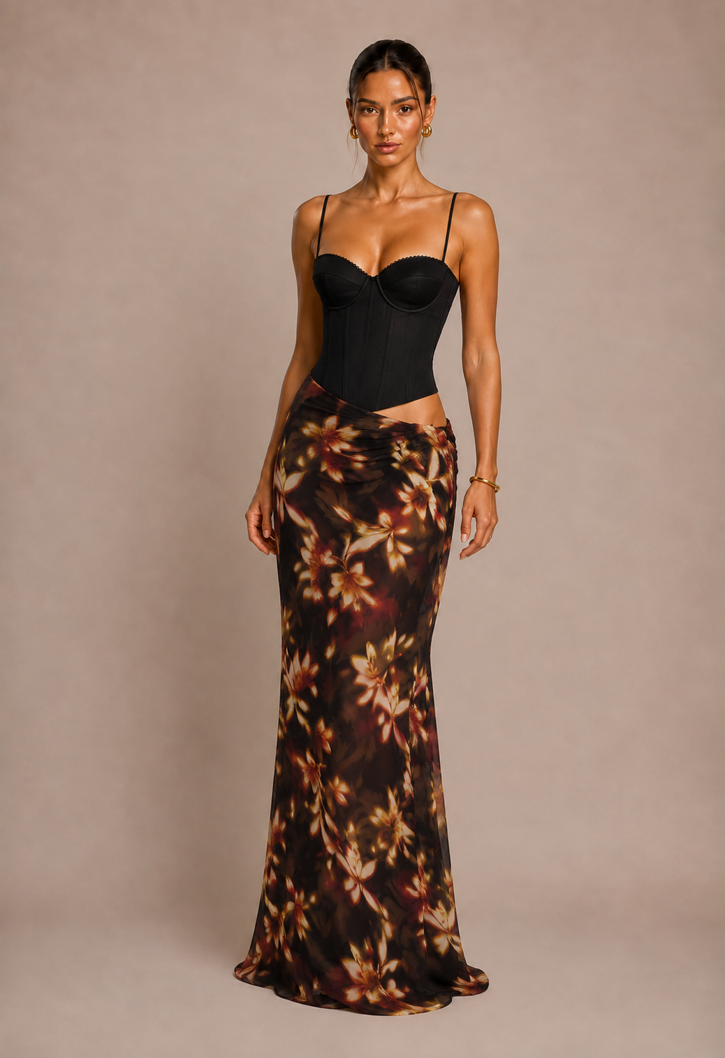 Maurelle Floral Maxi Dress