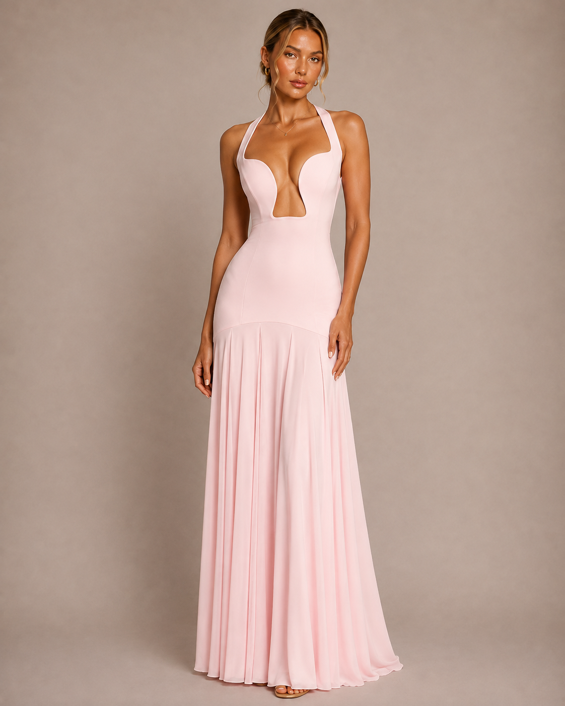 Celyra Halter Maxi Dress