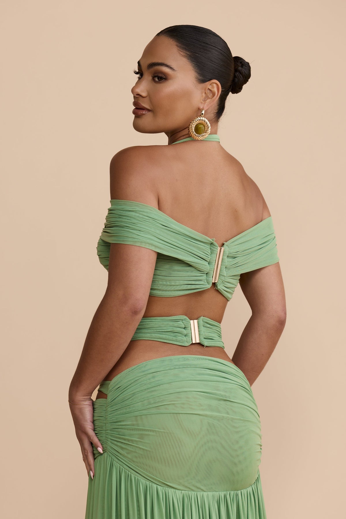 Savelinne Draped Maxi Set