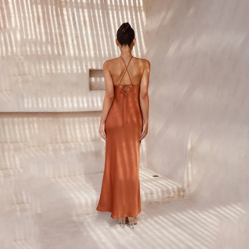 Chiara Halter Maxi Dress