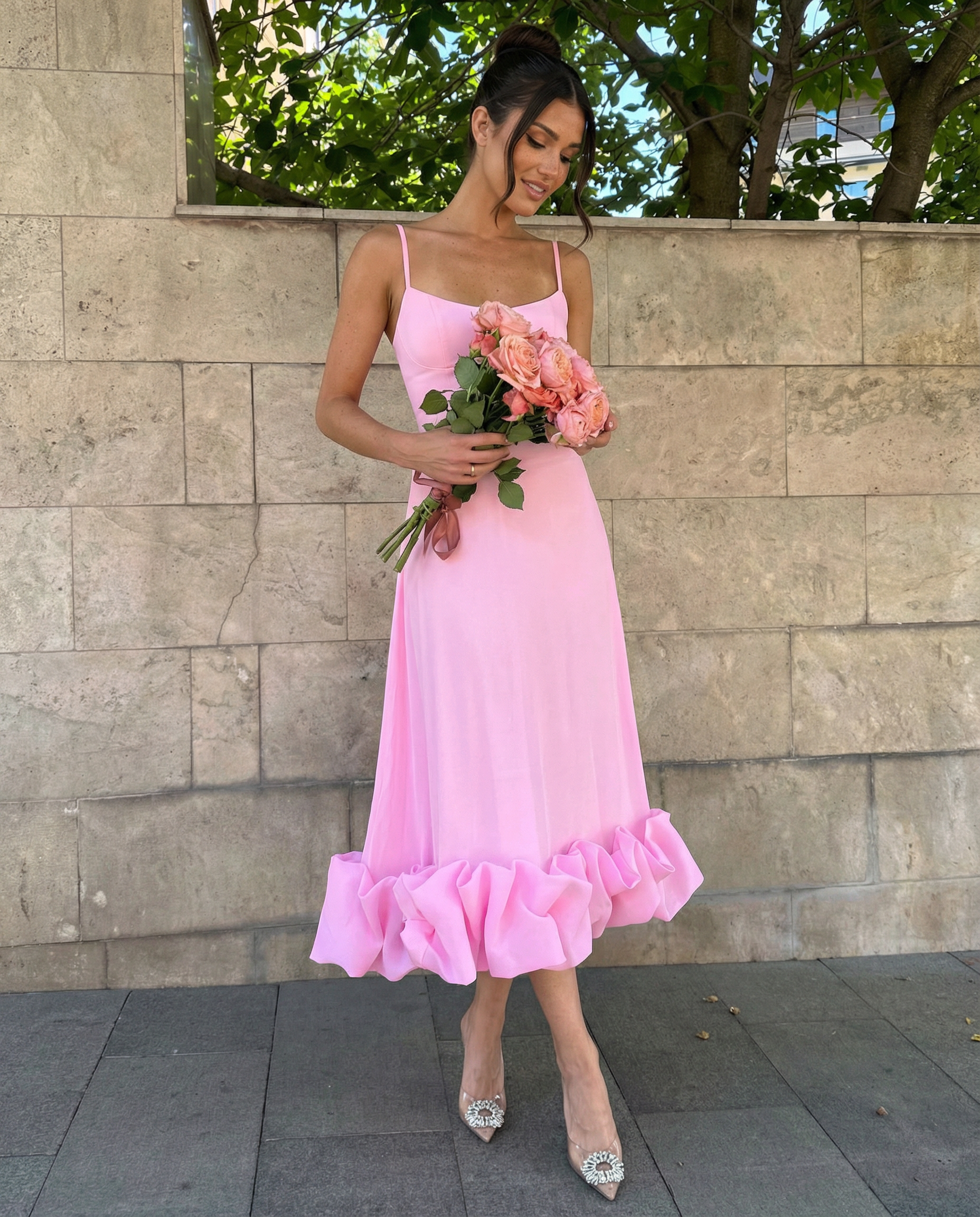 Isadora Corset Midi Dress