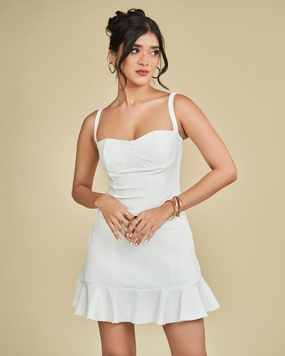 Isabelle Ruffle Mini Dress