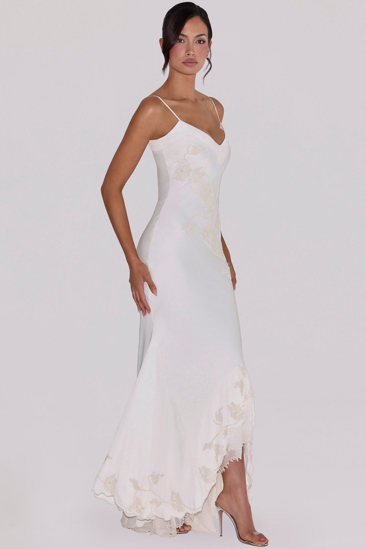 Anastelle Satin Maxi Dress