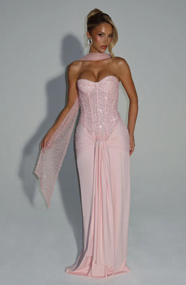 Adeline Corset Maxi Dress