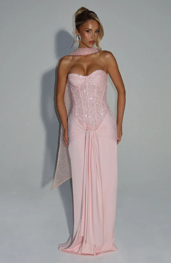 Adeline Corset Maxi Dress
