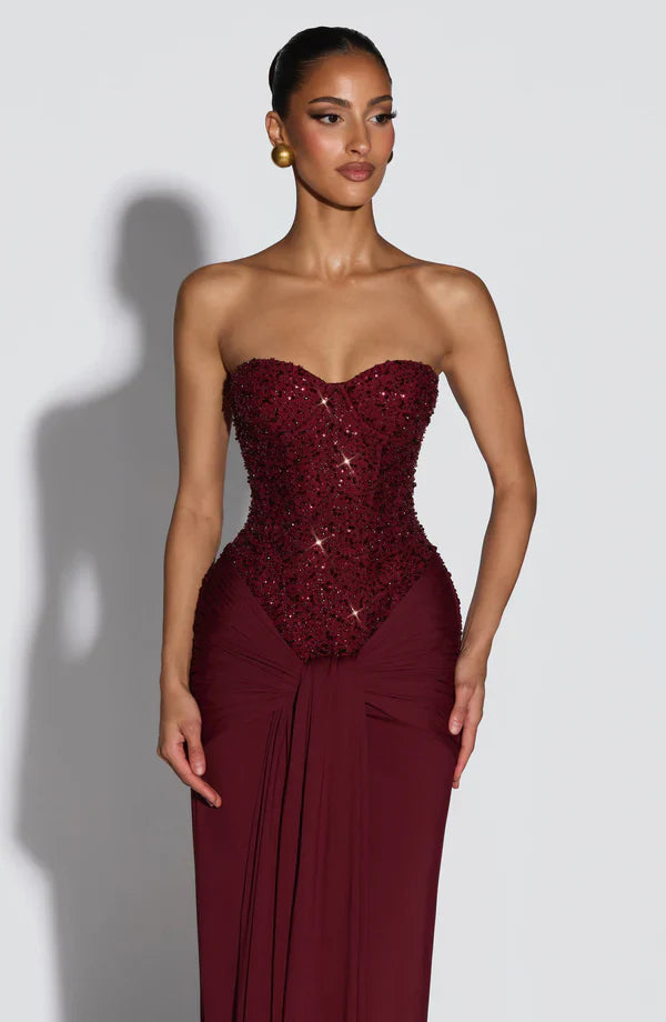 Adeline Corset Maxi Dress