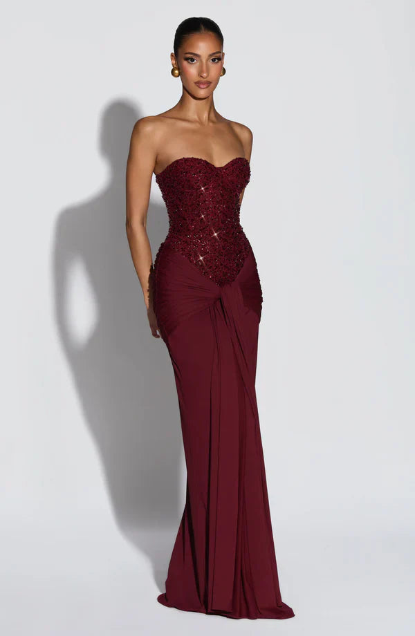 Adeline Corset Maxi Dress