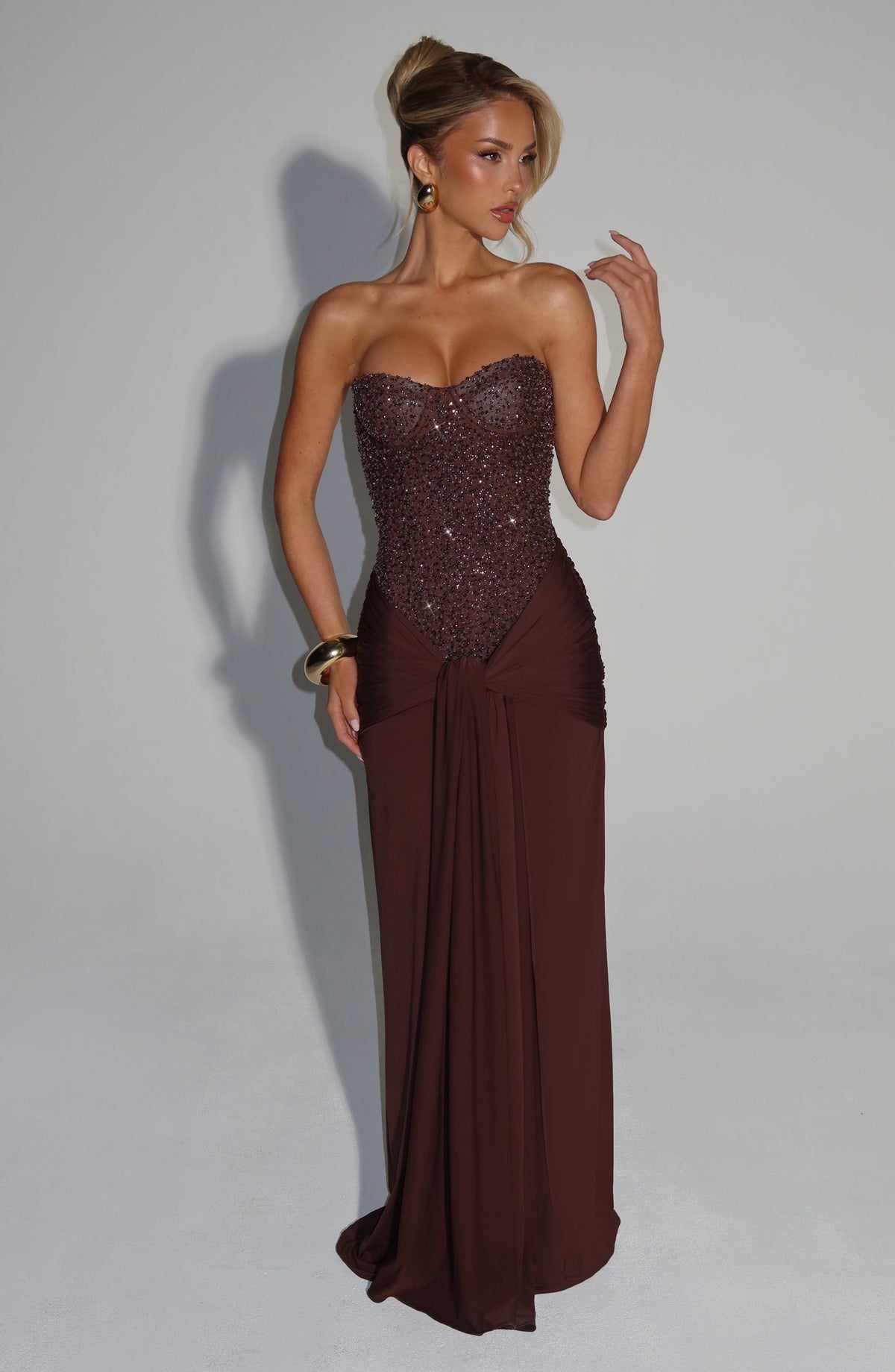 Adeline Corset Maxi Dress