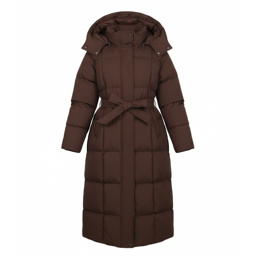Carmen Belted Puffer Coat