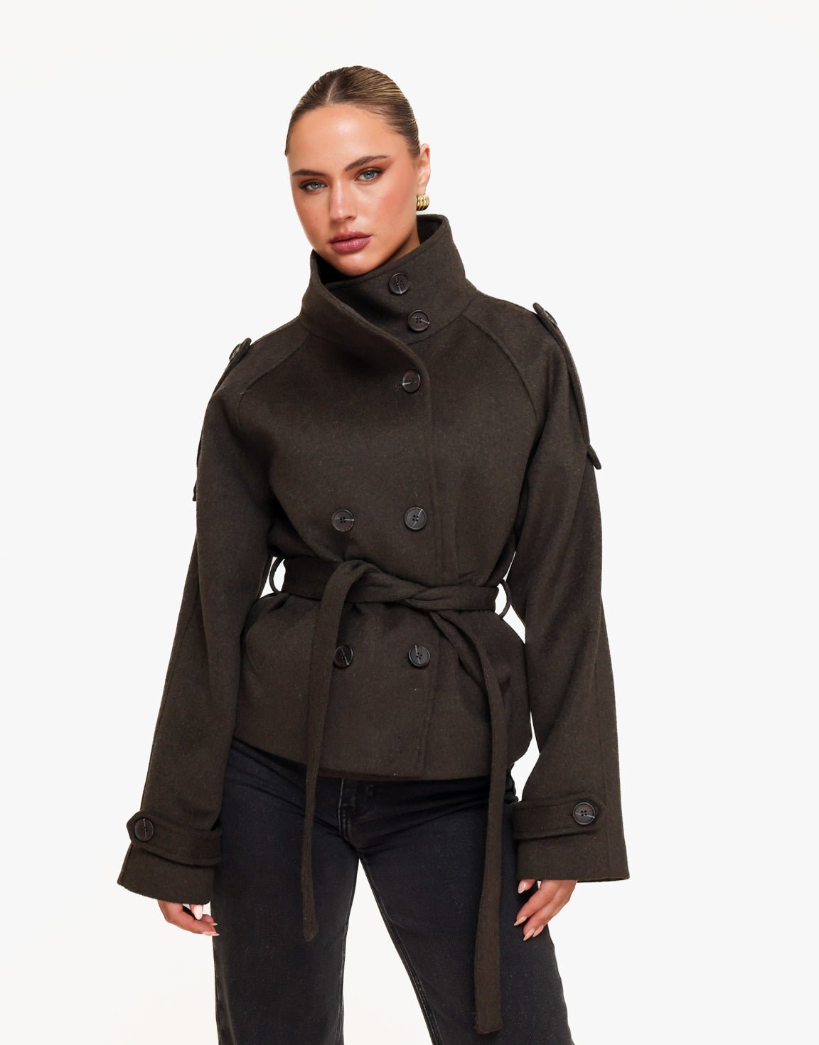 Viviette Short Trench Coat