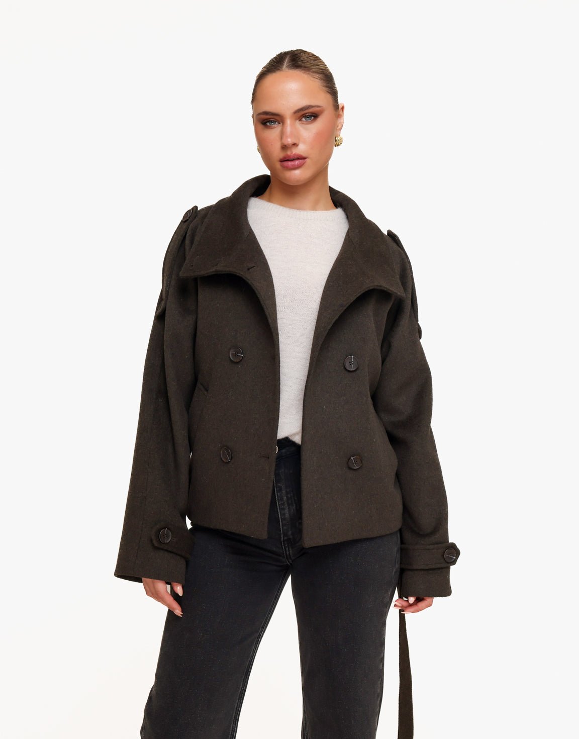 Viviette Short Trench Coat