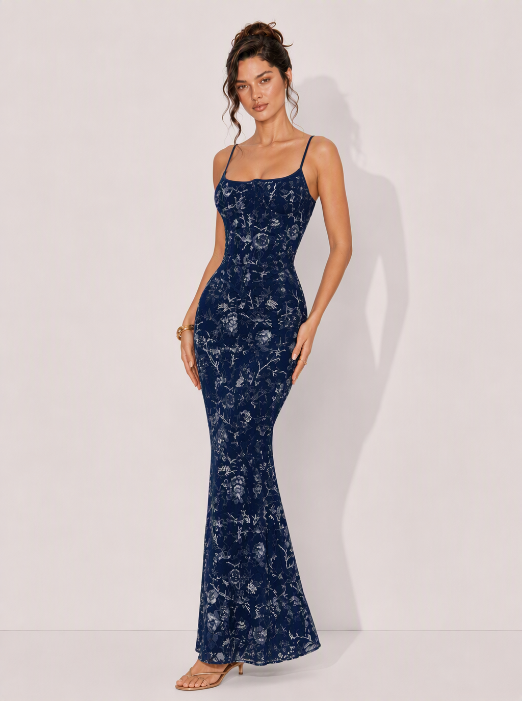 Florence Jacquard Maxi Dress