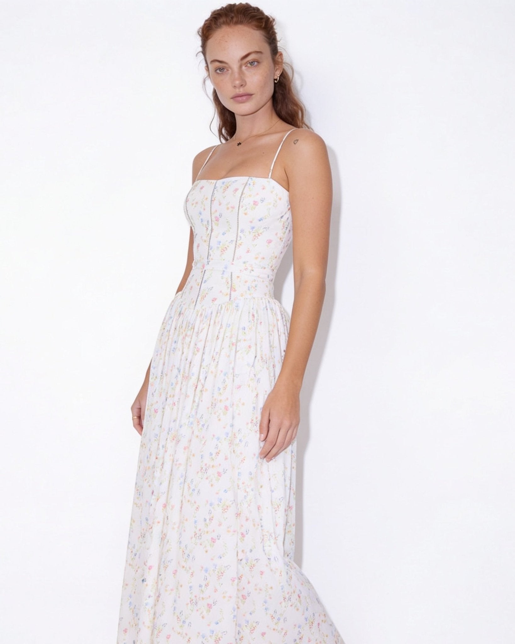 Sylvara Corset Maxi Dress