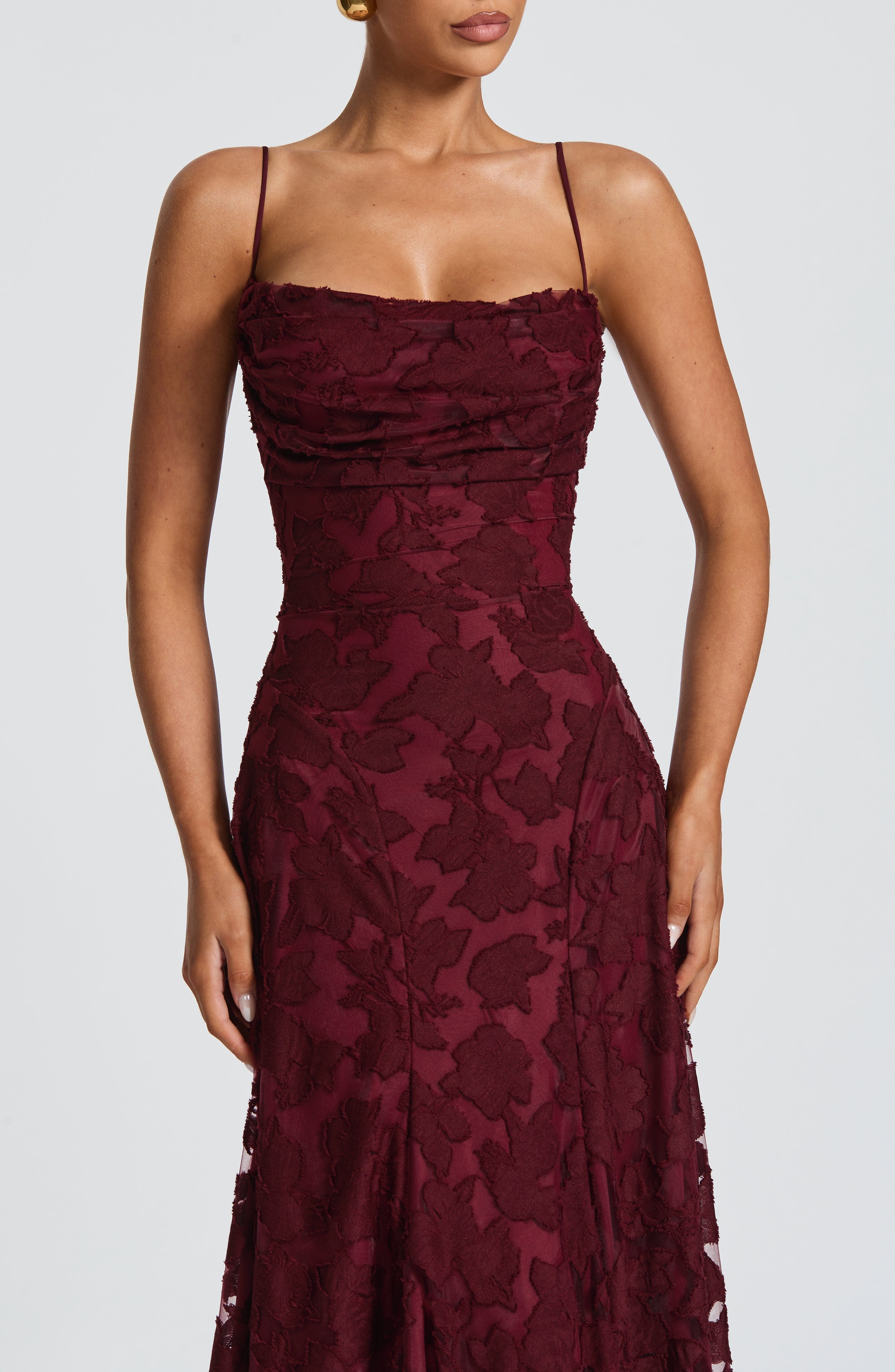 Camille Burnout Maxi Dress