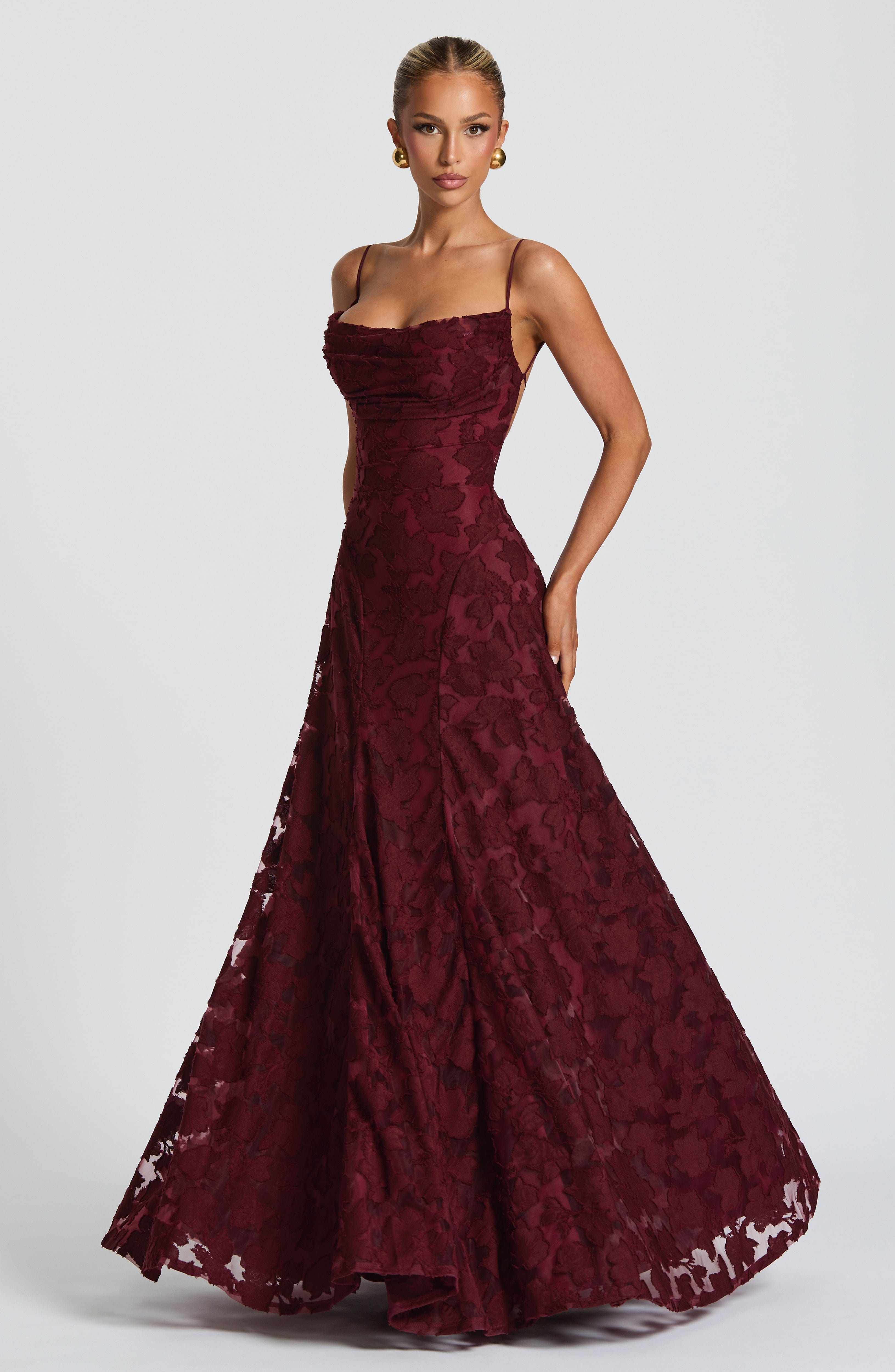Camille Burnout Maxi Dress