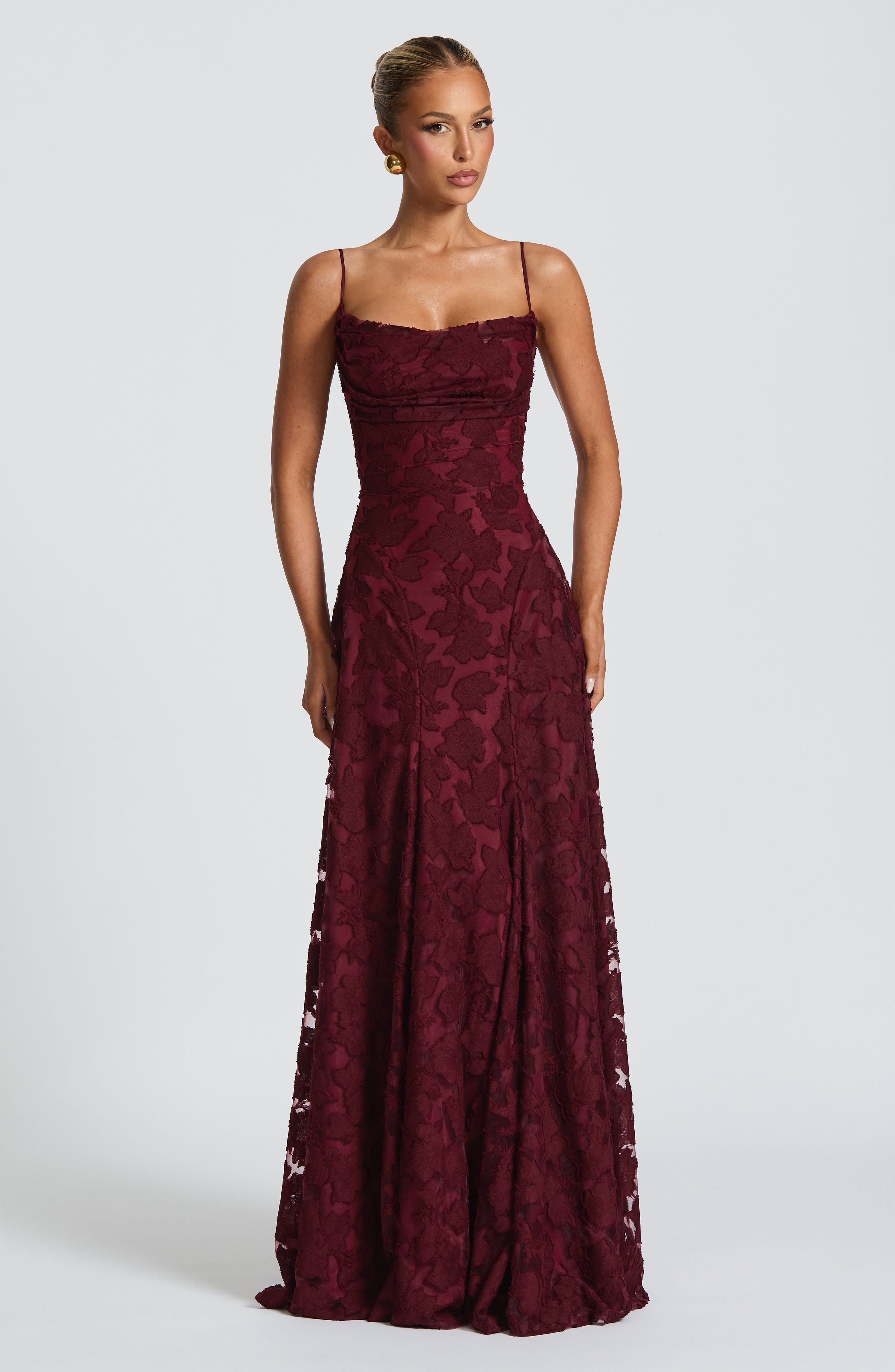 Camille Burnout Maxi Dress