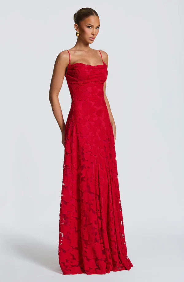 Camille Burnout Maxi Dress