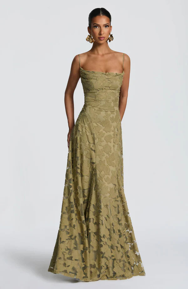 Camille Burnout Maxi Dress
