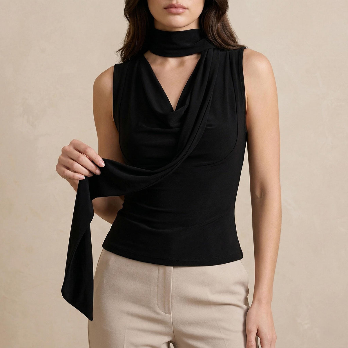 Cevina Scarf Top